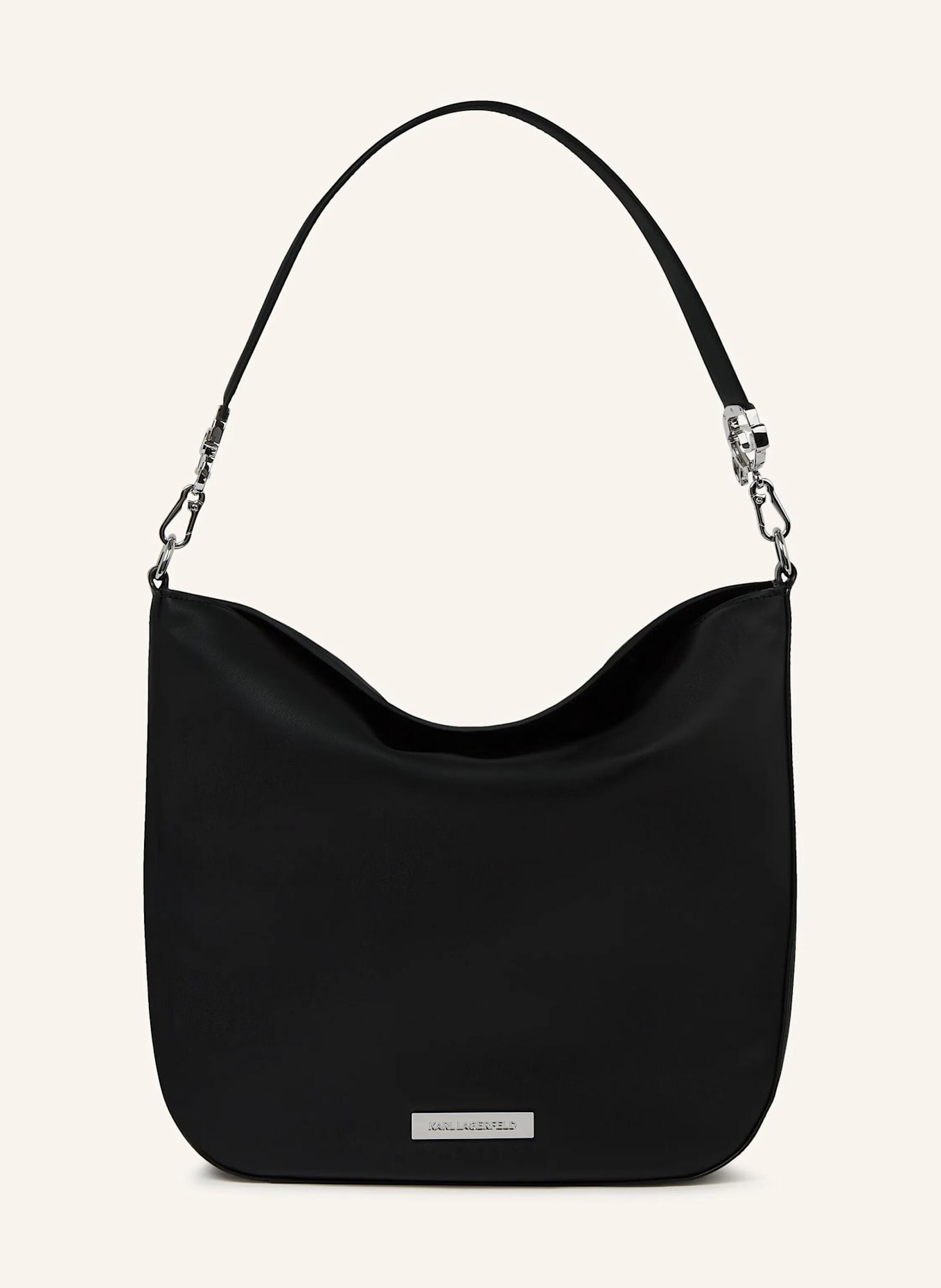 KARL LAGERFELD Hobo-Bag: SCHWARZ