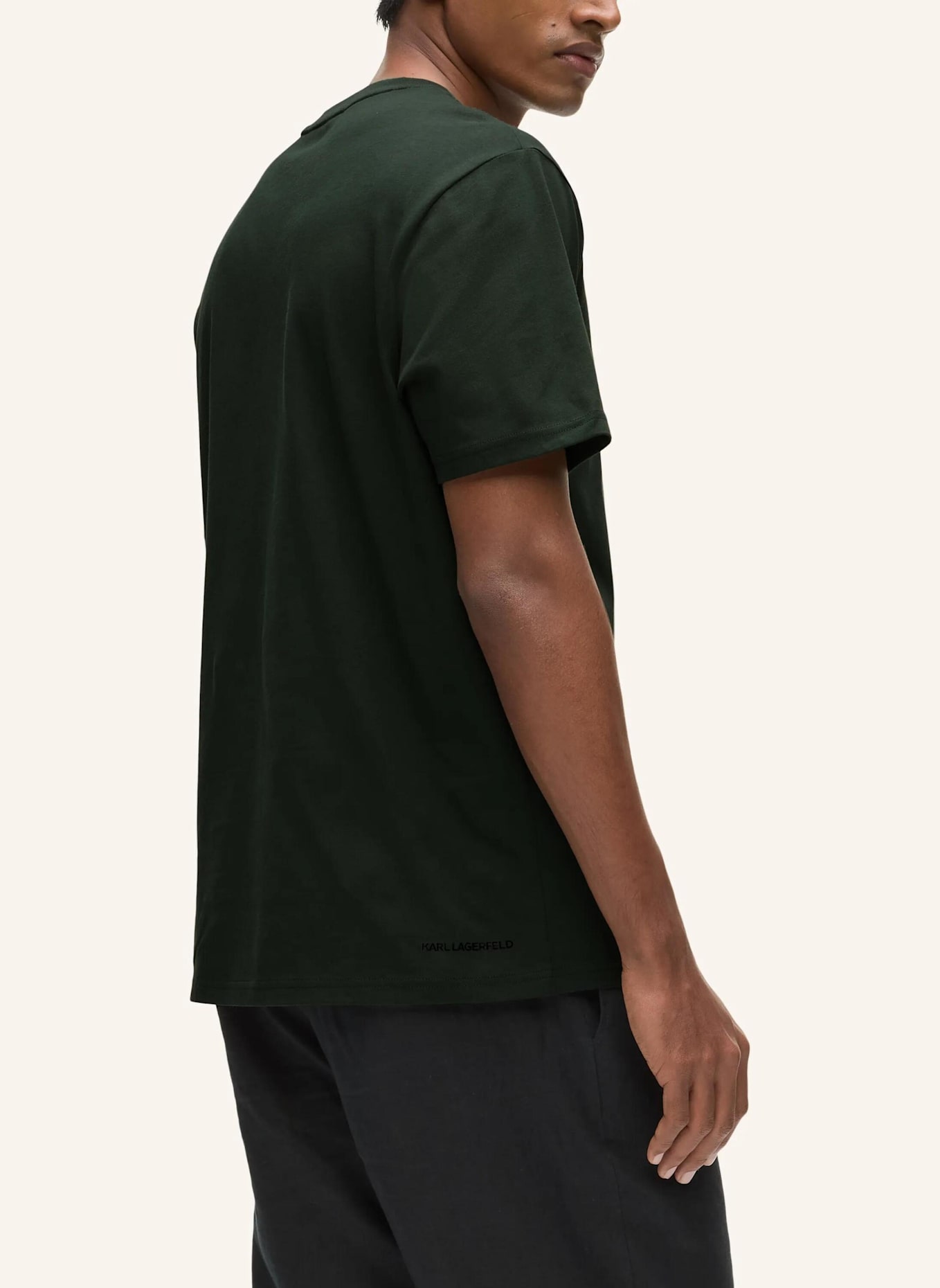 KARL LAGERFELD T-shirt: DUNKELGRÜN
