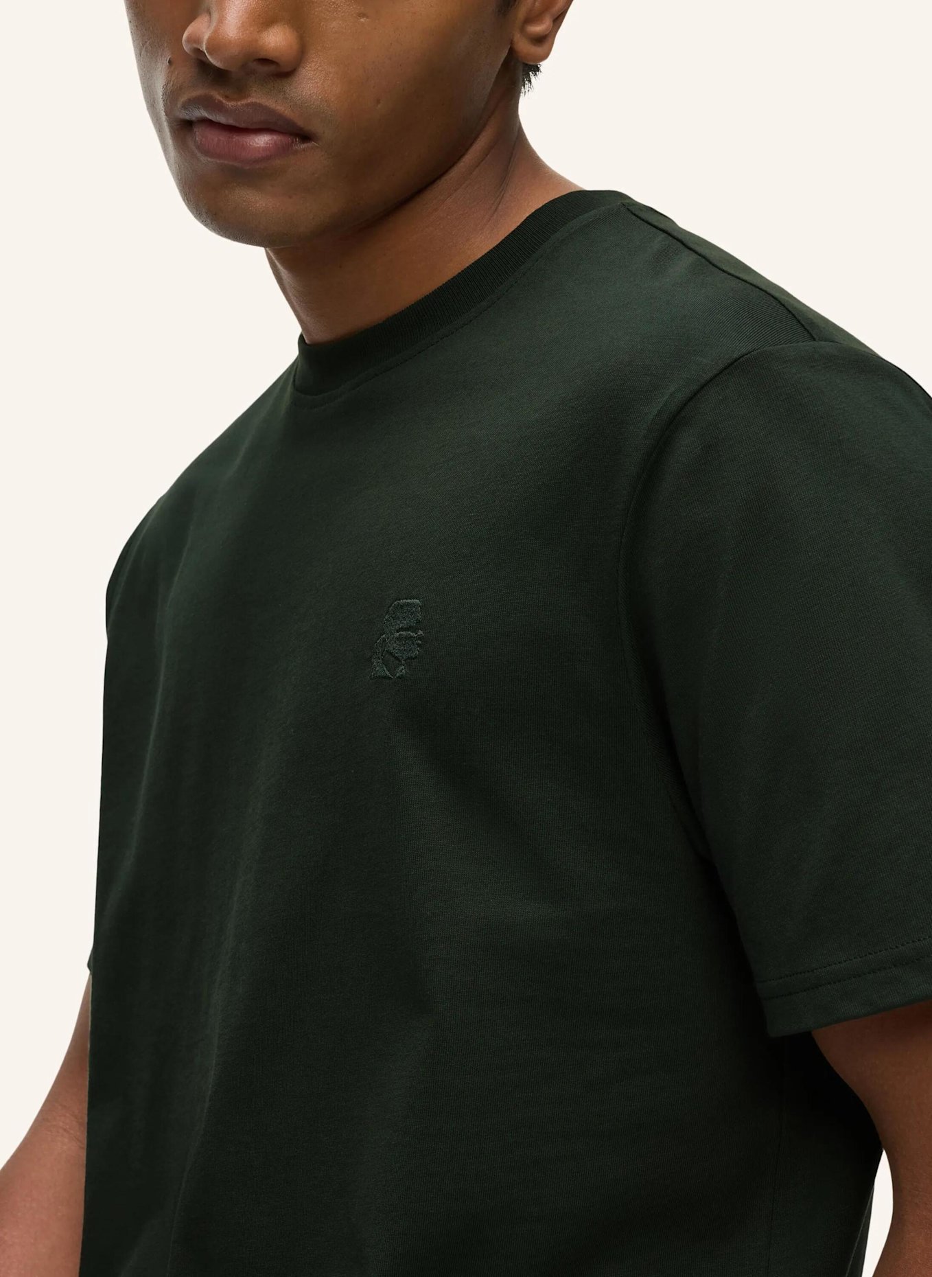 KARL LAGERFELD T-shirt: DUNKELGRÜN