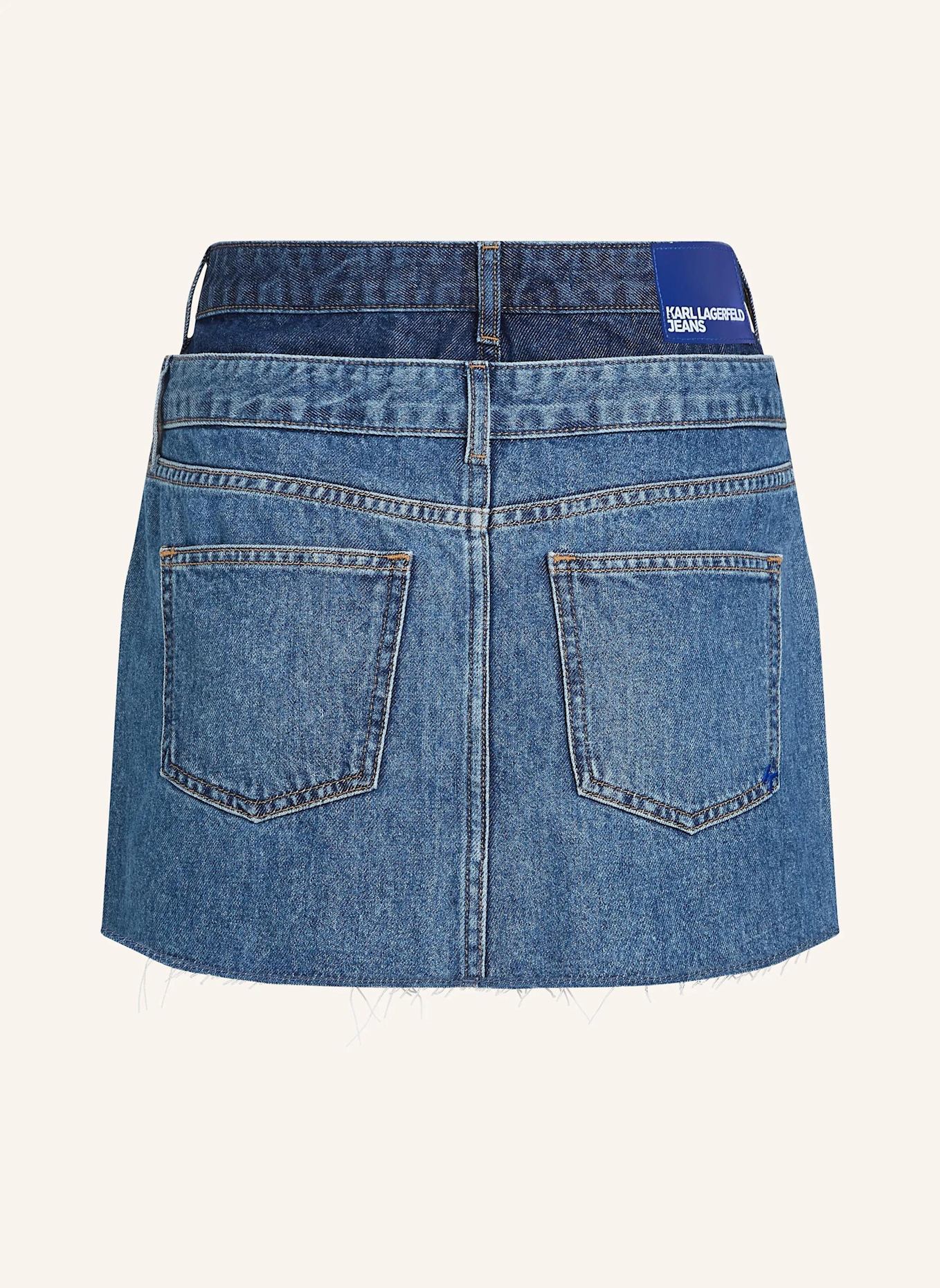 KARL LAGERFELD JEANS Rock: BLAU