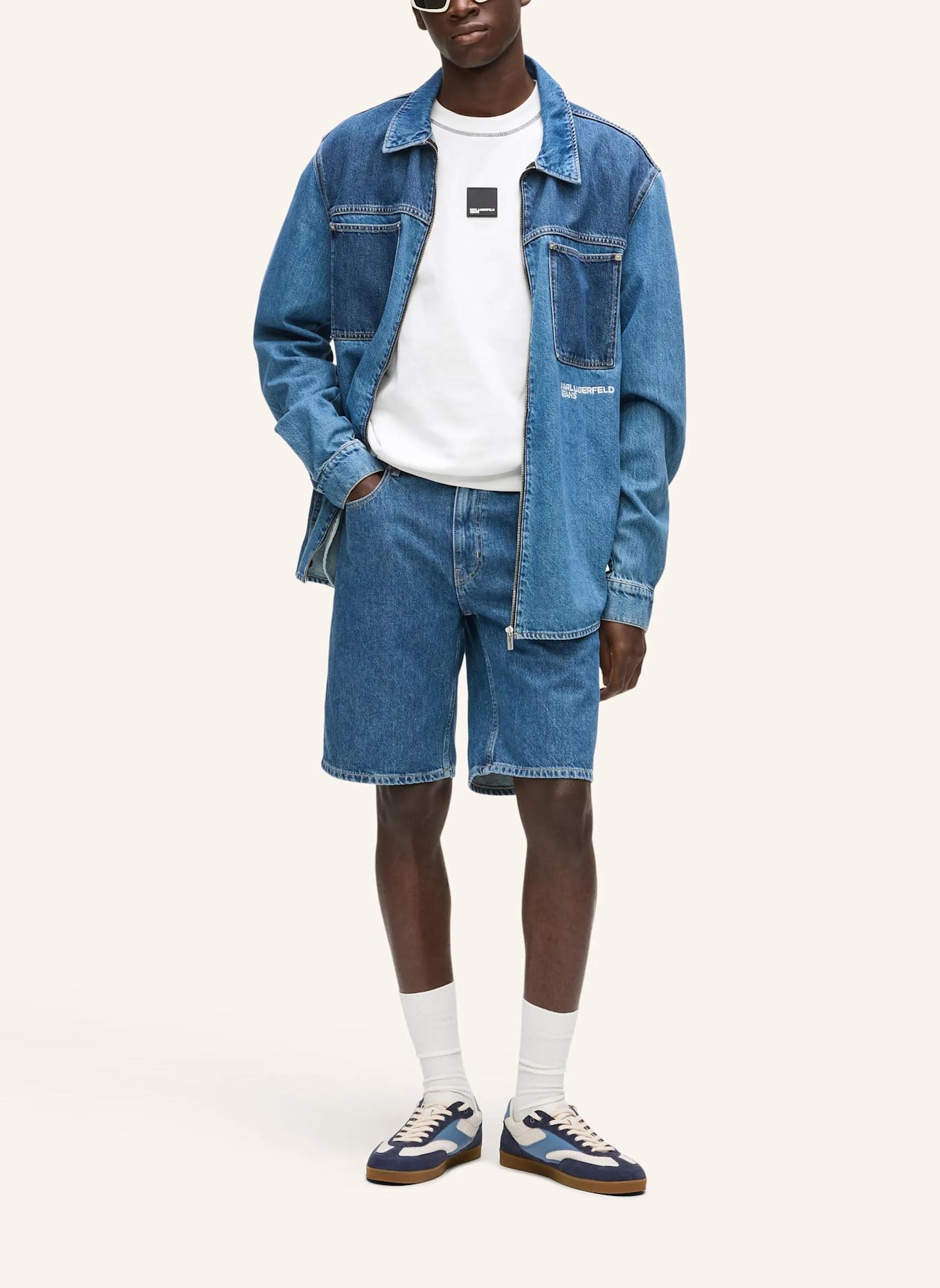 KARL LAGERFELD JEANS Hemd: BLAU