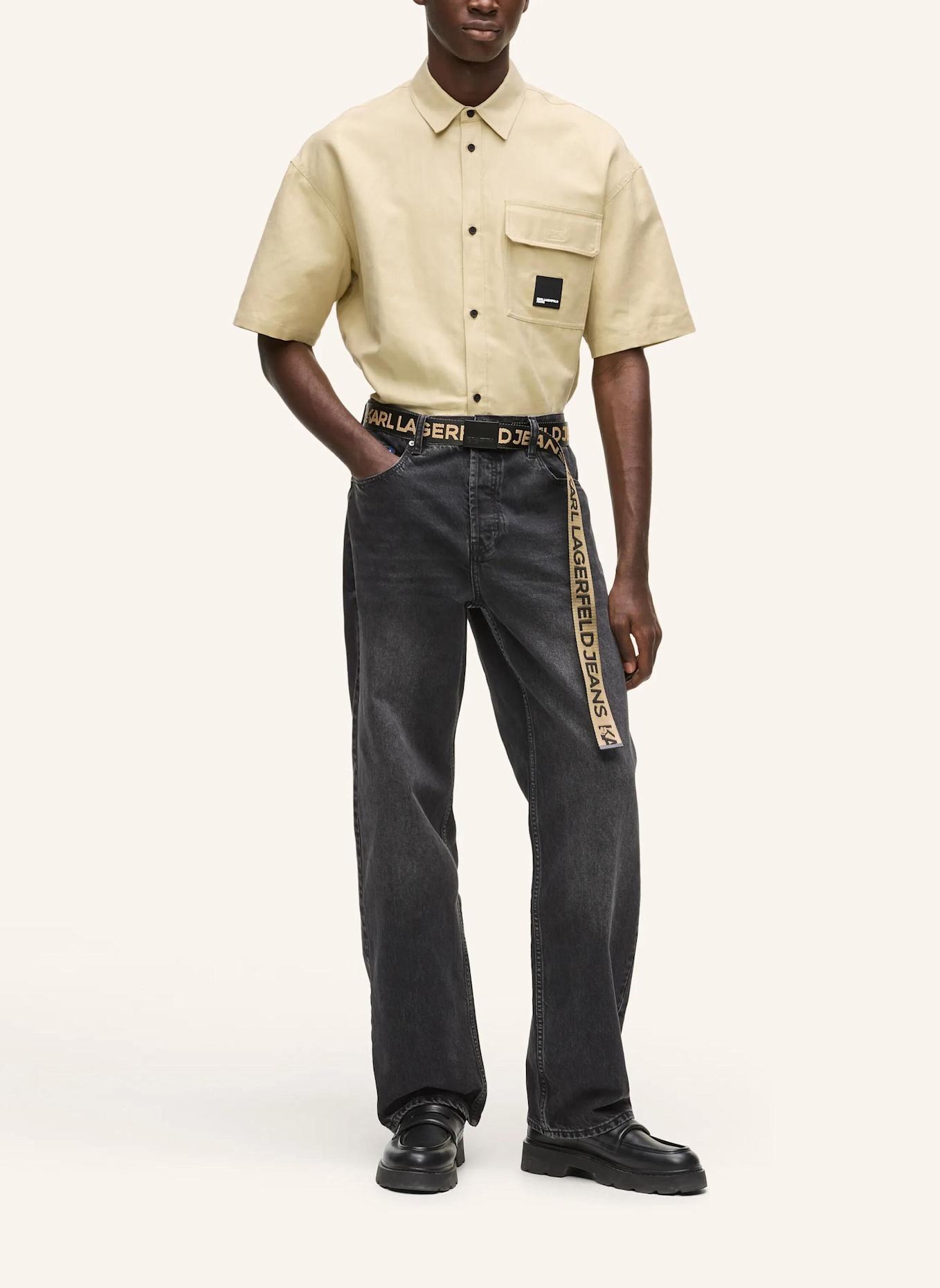 KARL LAGERFELD JEANS Hemd: BEIGE