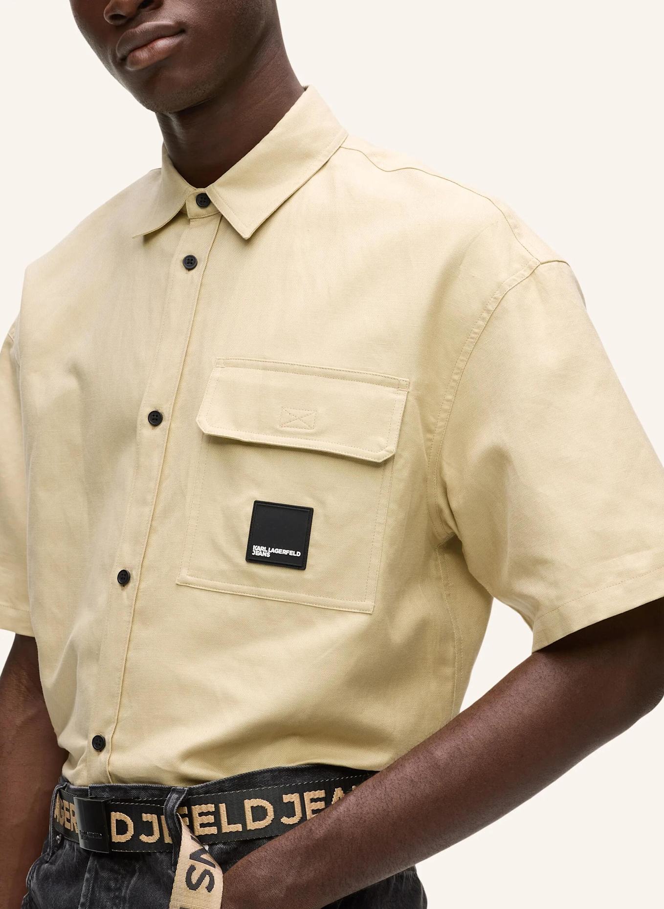 KARL LAGERFELD JEANS Hemd: BEIGE