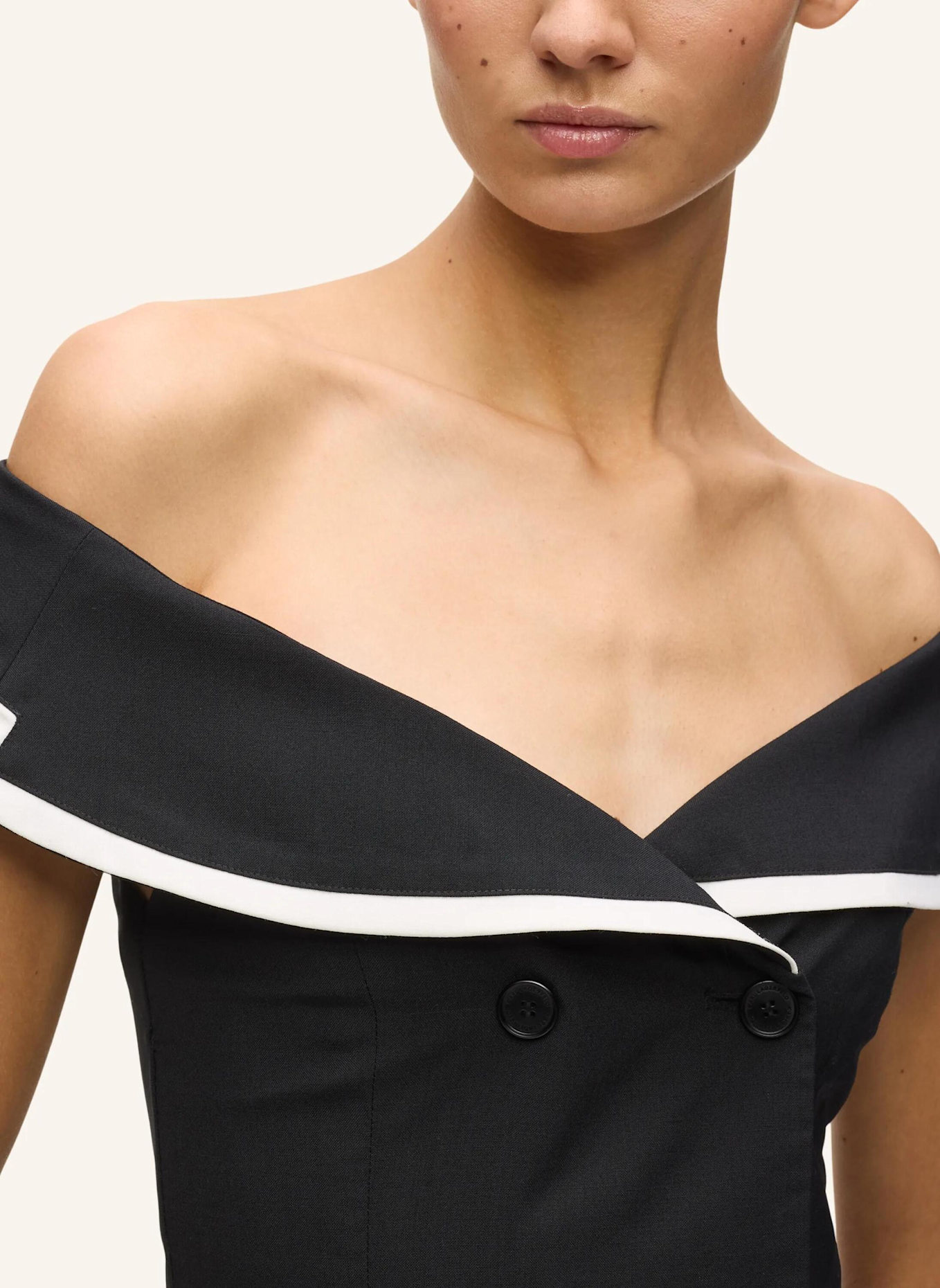 KARL LAGERFELD Kleid: SCHWARZ