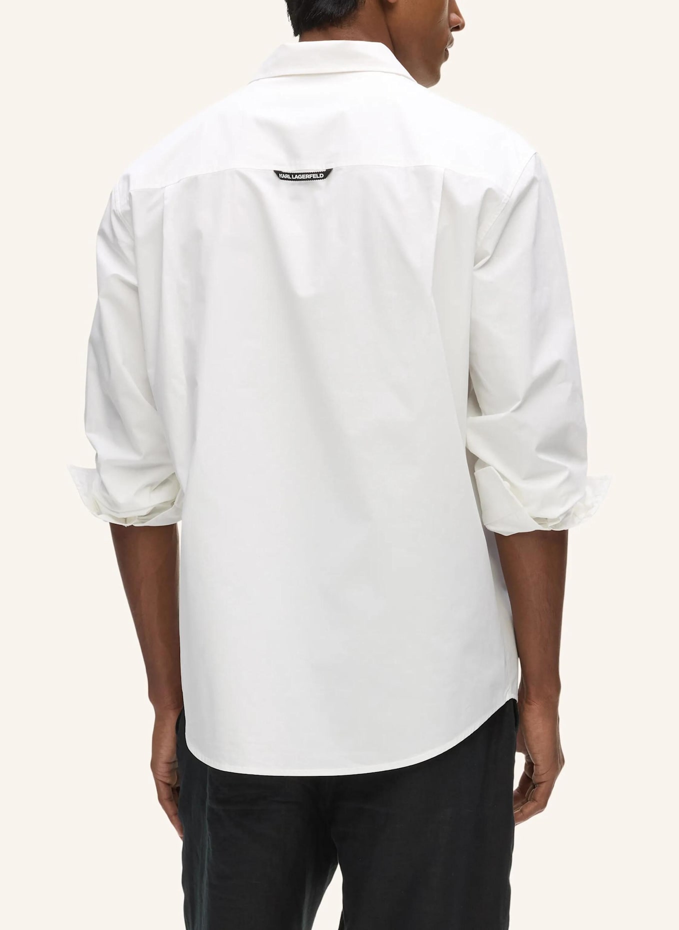 KARL LAGERFELD Hemd: WEISS