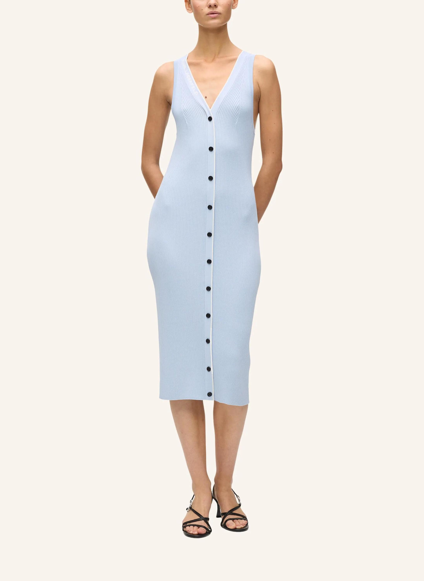 KARL LAGERFELD Kleid: HELLBLAU