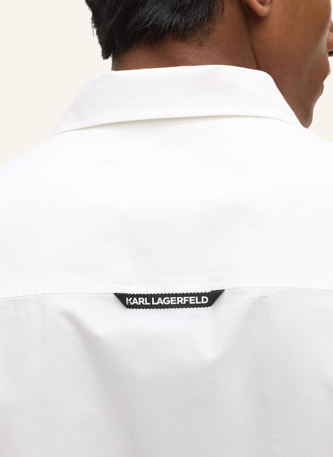 KARL LAGERFELD Hemd: WEISS