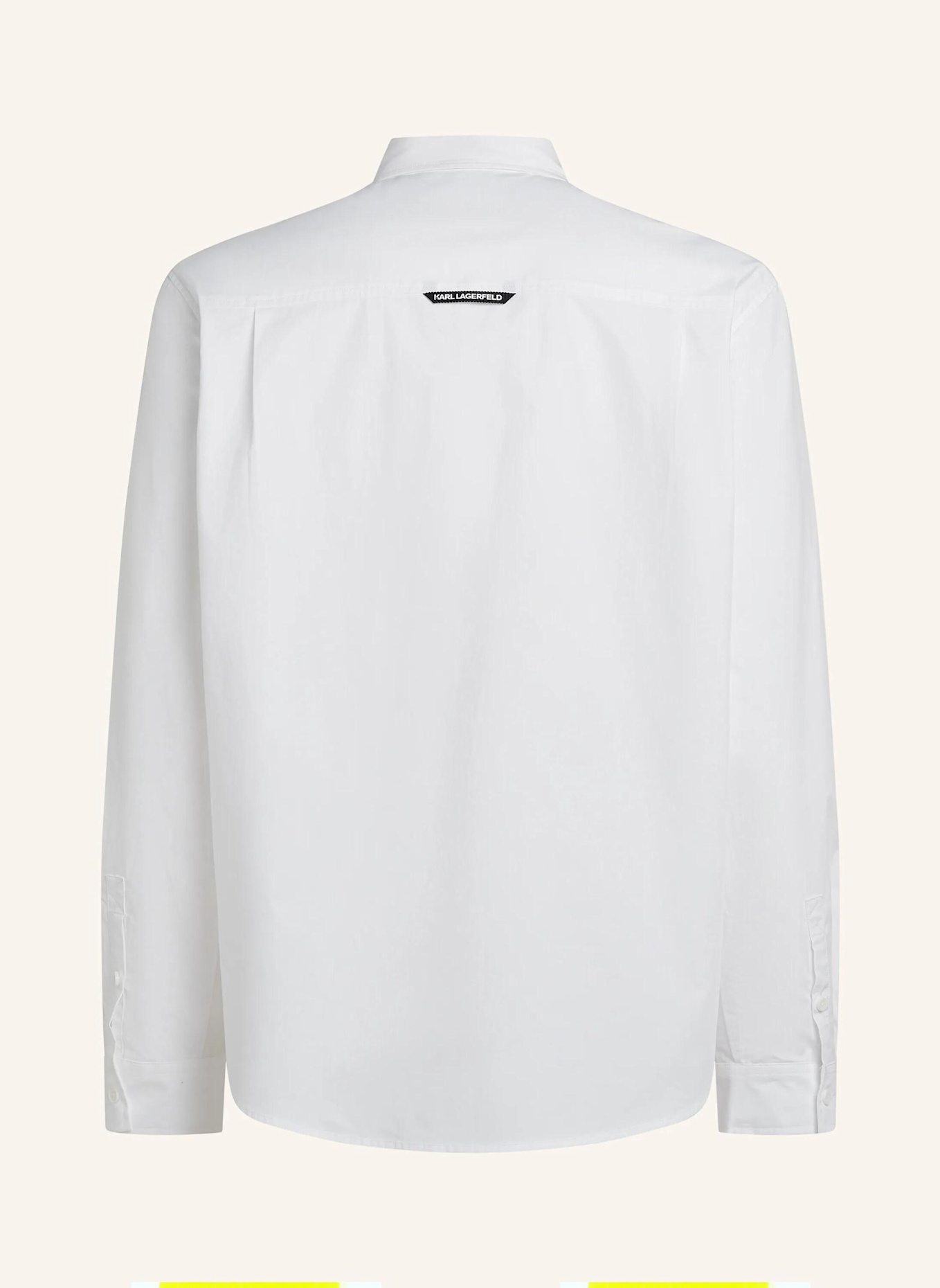 KARL LAGERFELD Hemd: WEISS