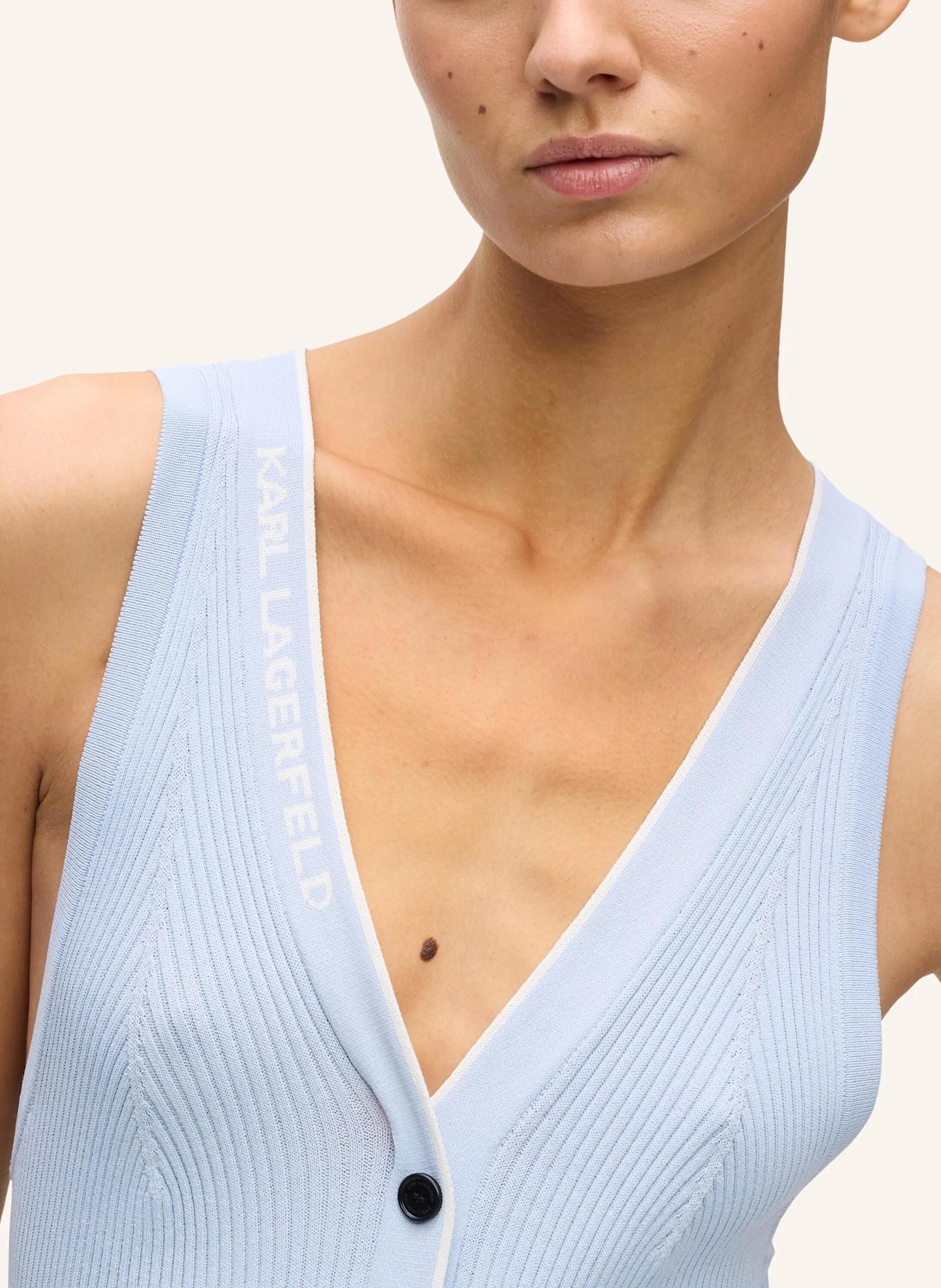 KARL LAGERFELD Kleid: HELLBLAU