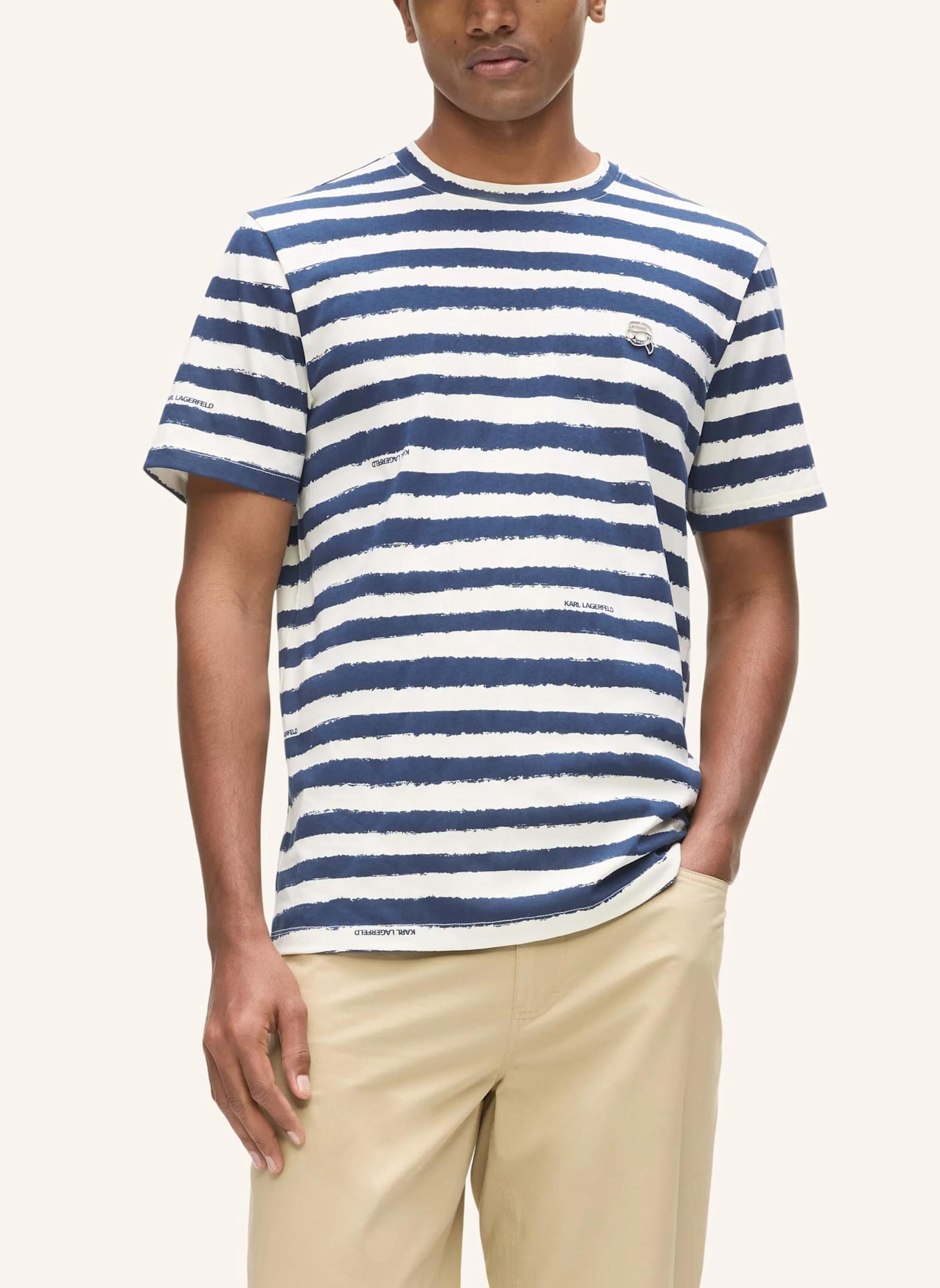 KARL LAGERFELD T-shirt: BEIGE