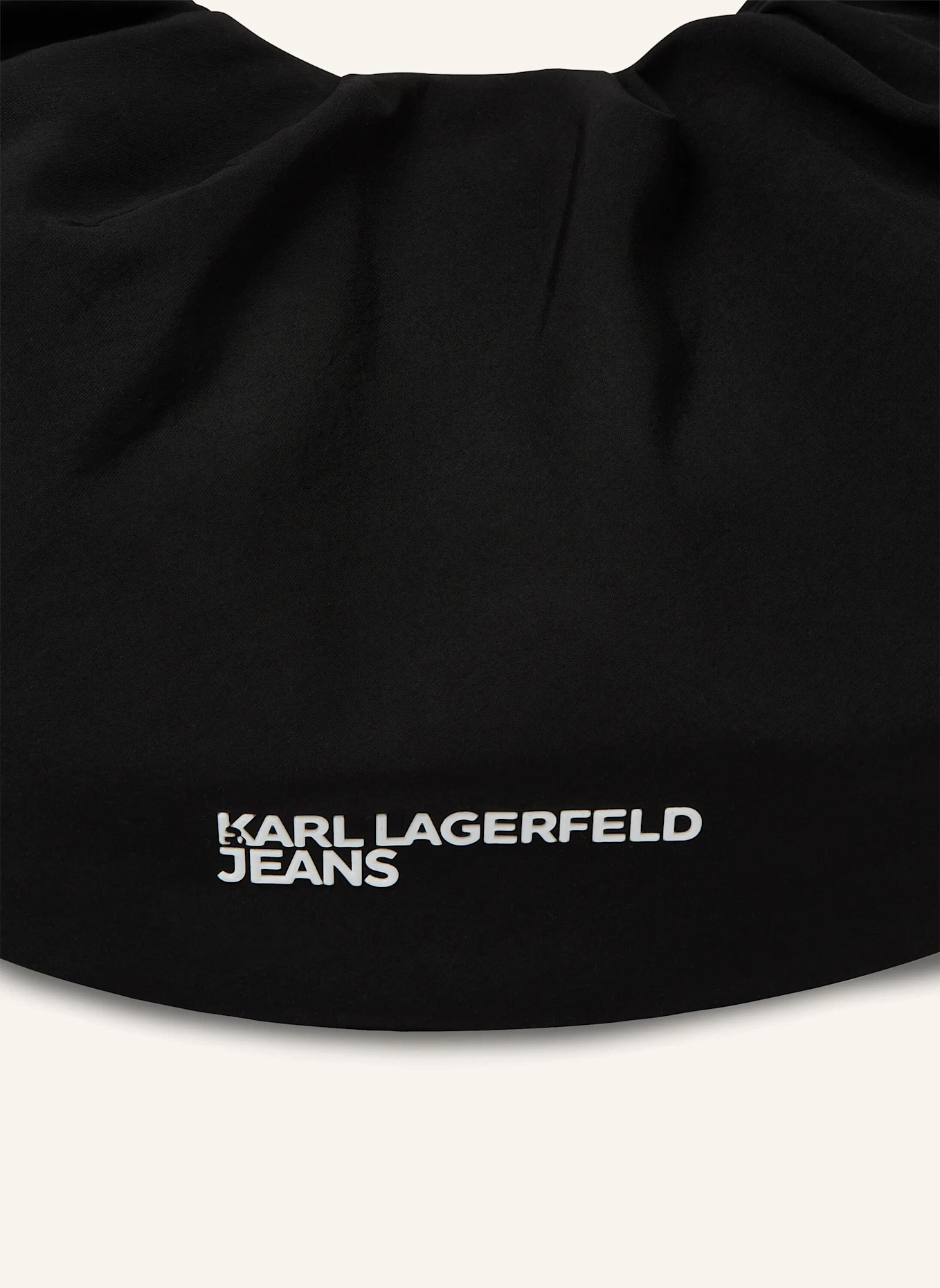 KARL LAGERFELD JEANS Hobo-Bag: SCHWARZ