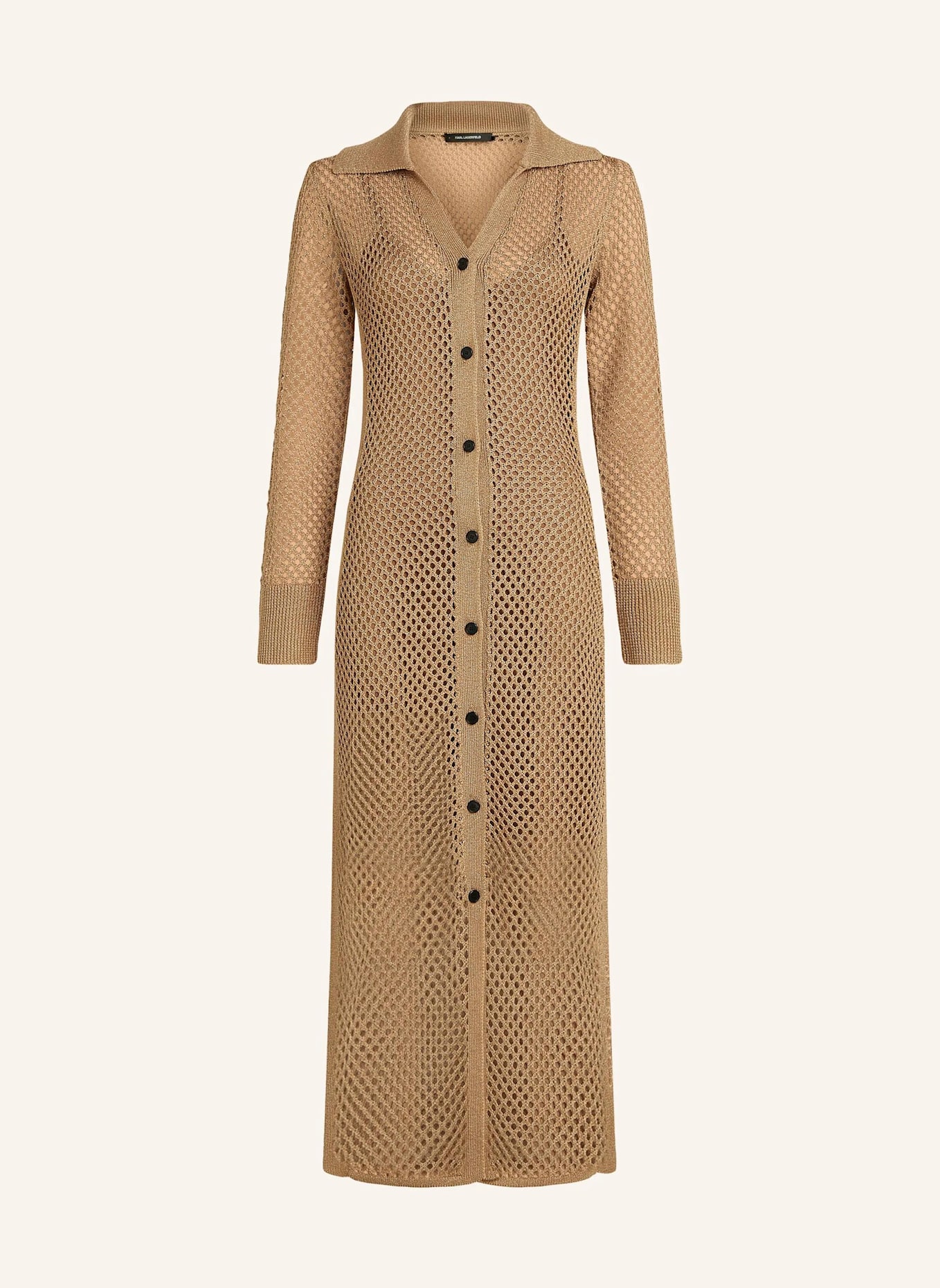 KARL LAGERFELD Kleid: BRAUN