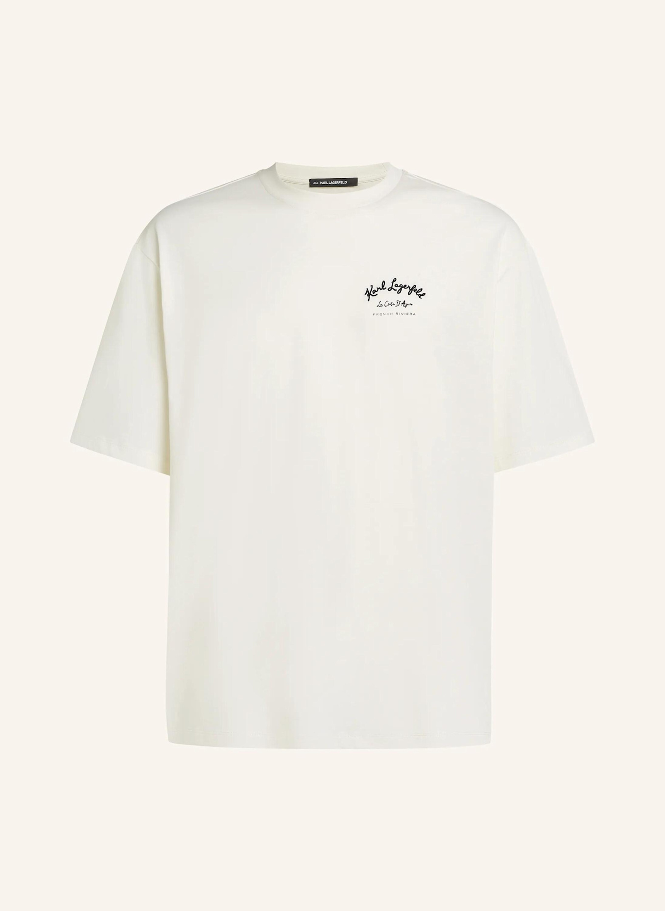 KARL LAGERFELD T-shirt: BEIGE
