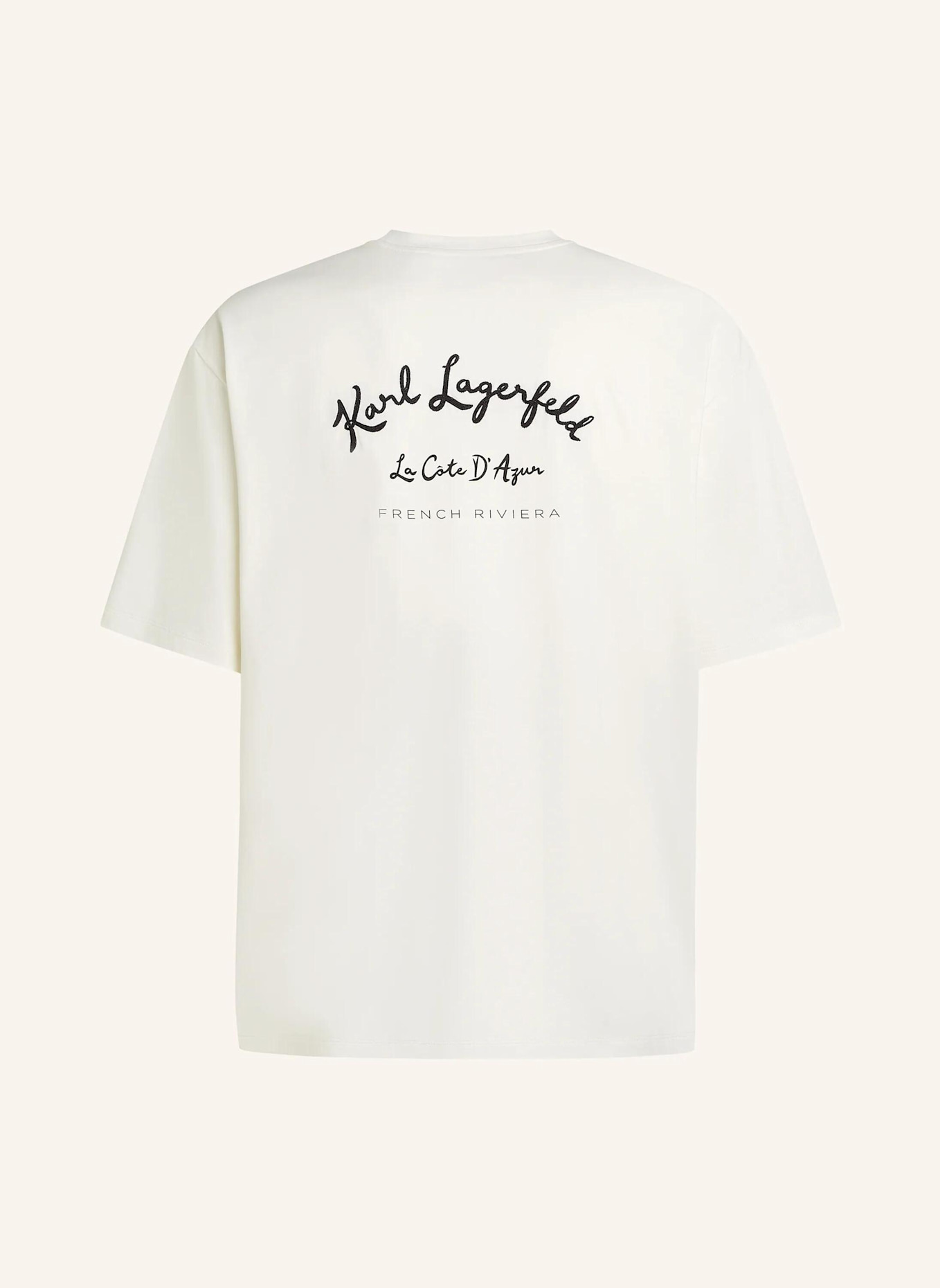 KARL LAGERFELD T-shirt: BEIGE