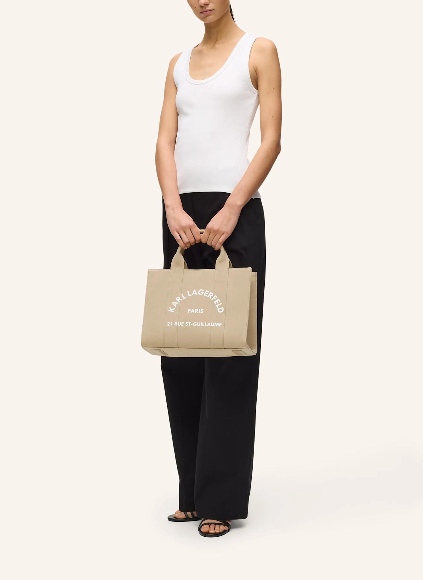 KARL LAGERFELD Shopper: BEIGE