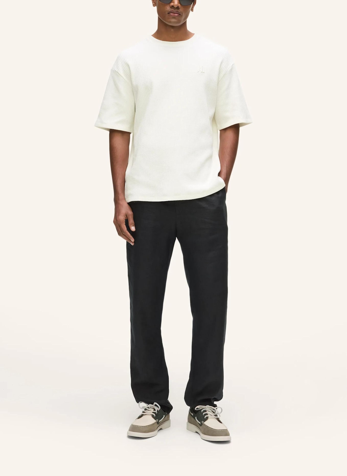 KARL LAGERFELD T-shirt: BEIGE