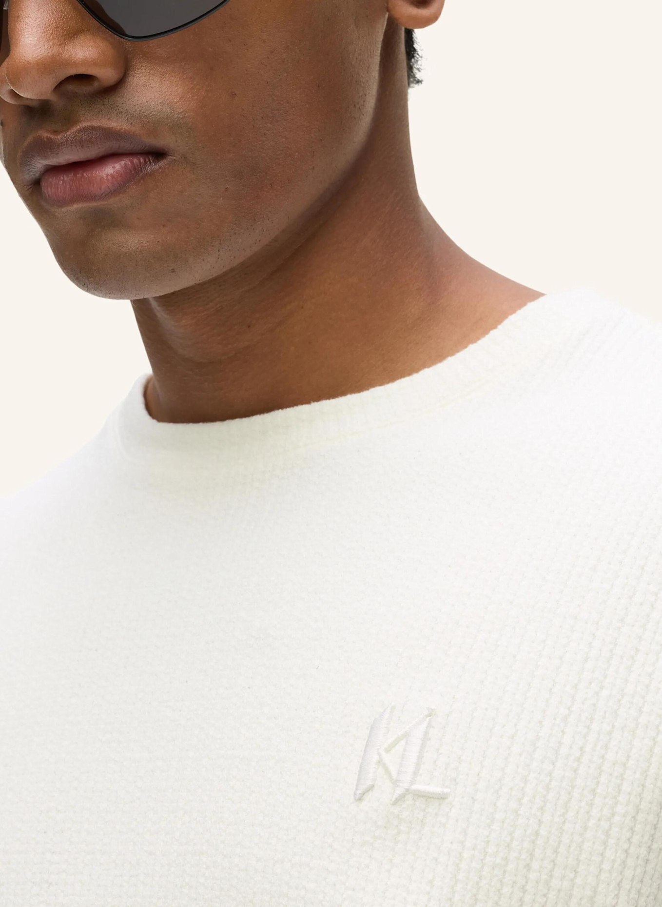 KARL LAGERFELD T-shirt: BEIGE