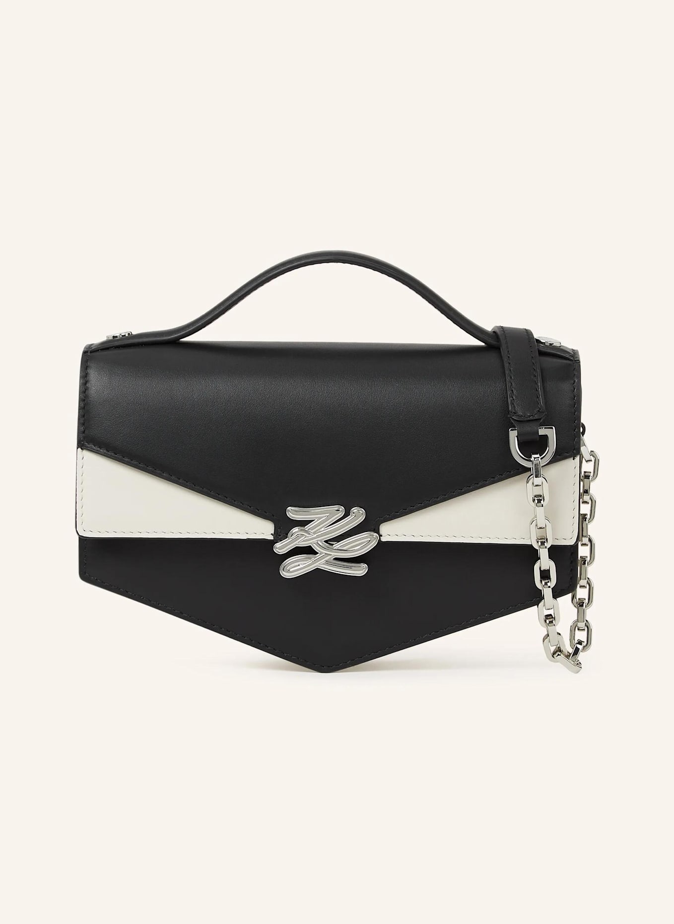 KARL LAGERFELD Umhängetasche: SCHWARZ