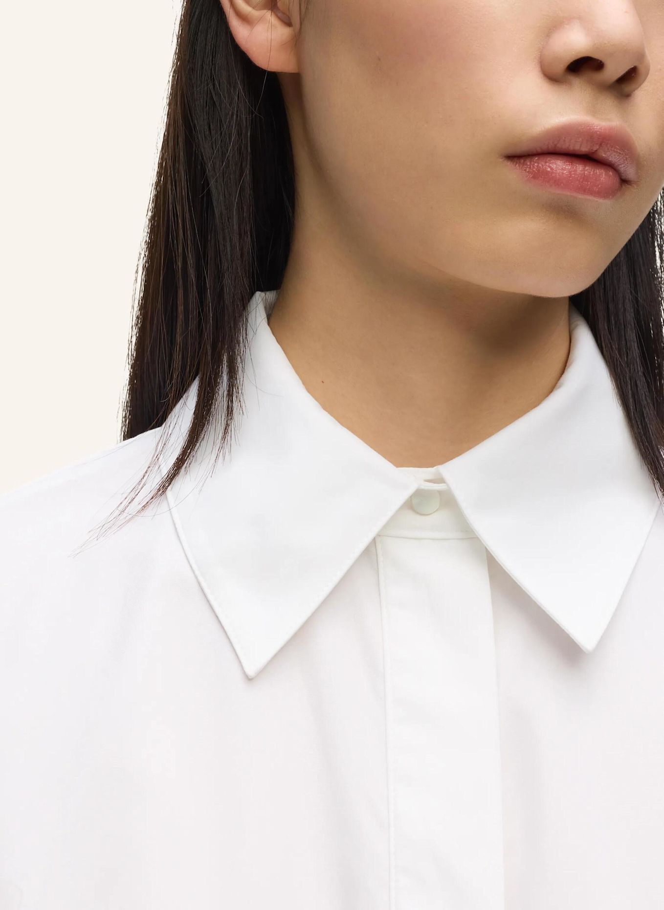 KARL LAGERFELD Kleid: WEISS