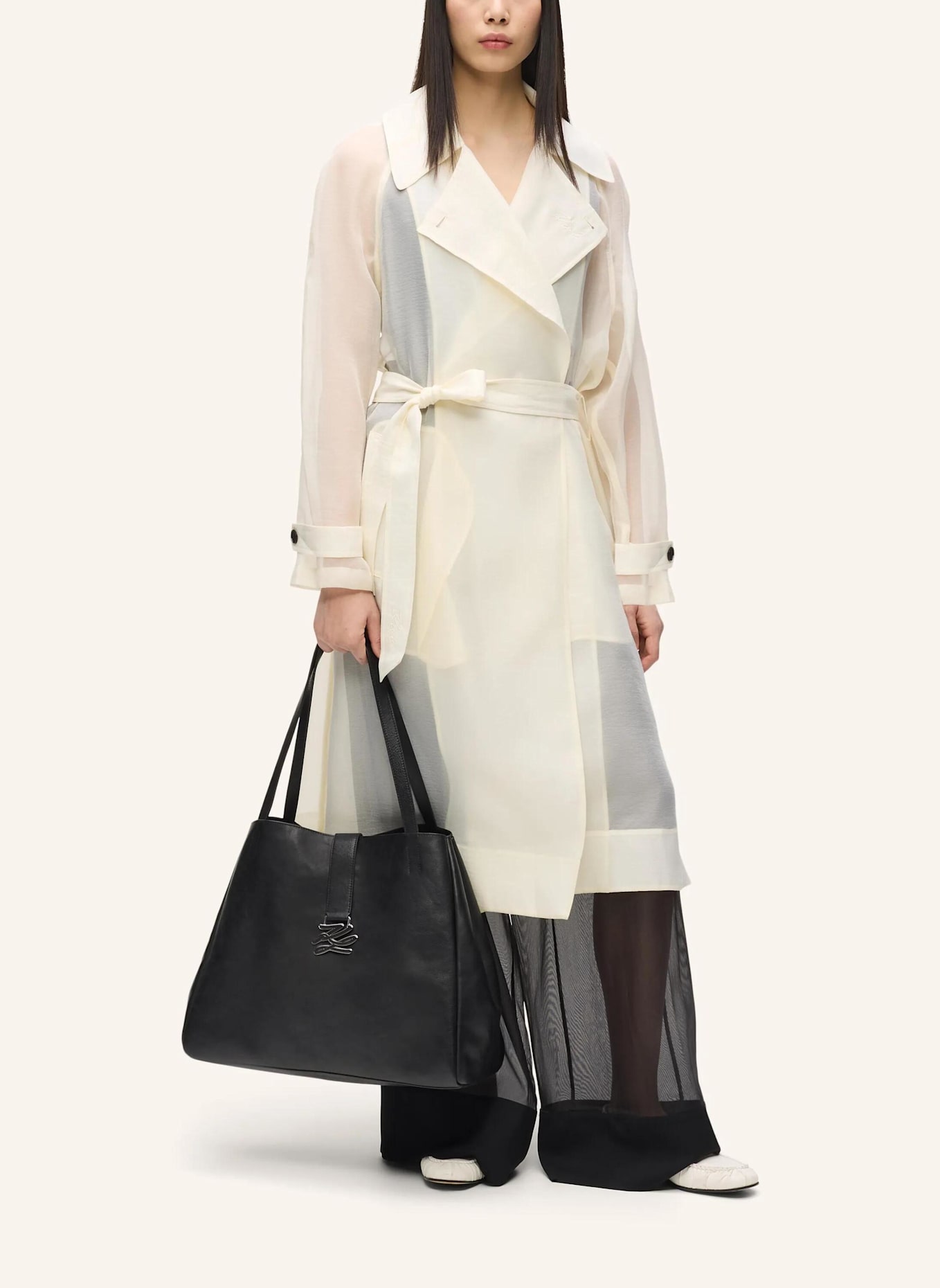 KARL LAGERFELD Handtasche: SCHWARZ