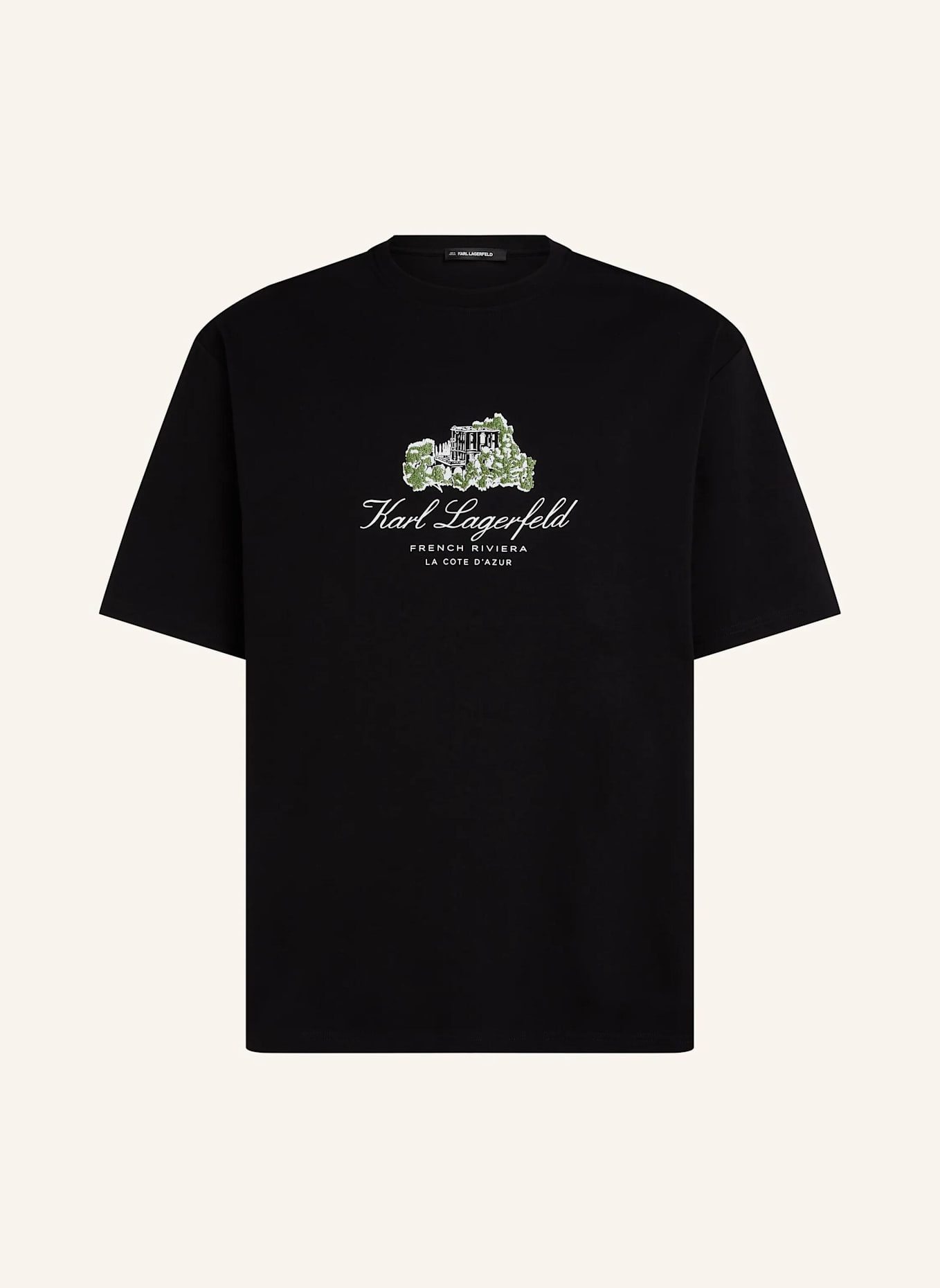 KARL LAGERFELD T-shirt: SCHWARZ