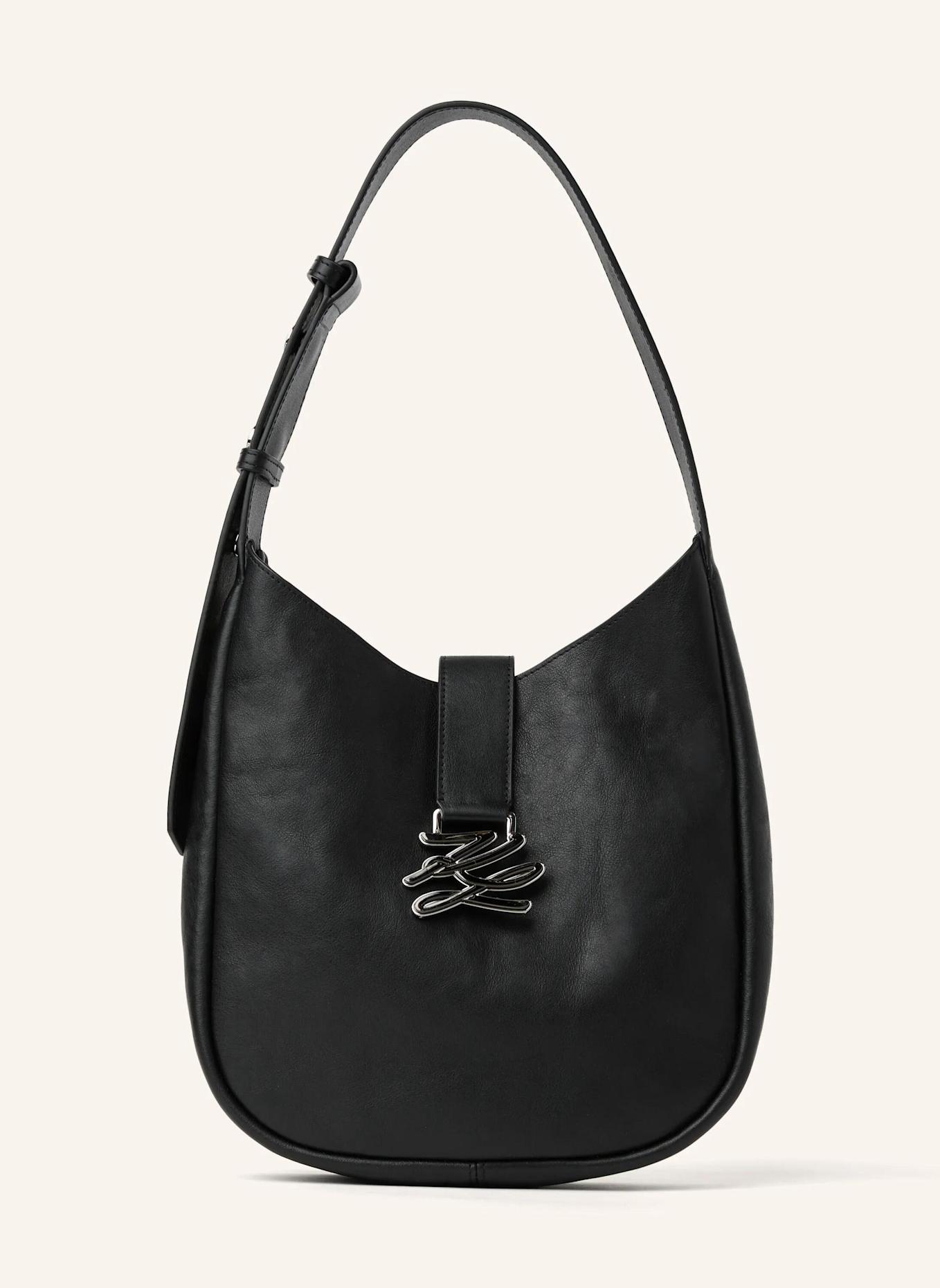 KARL LAGERFELD Hobo-Bag: SCHWARZ