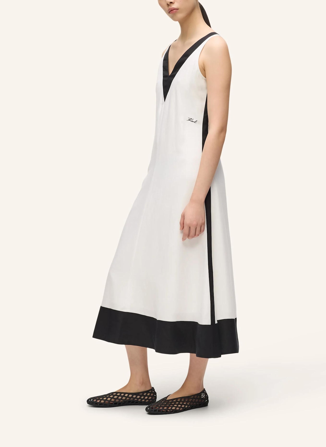 KARL LAGERFELD Kleid: BEIGE