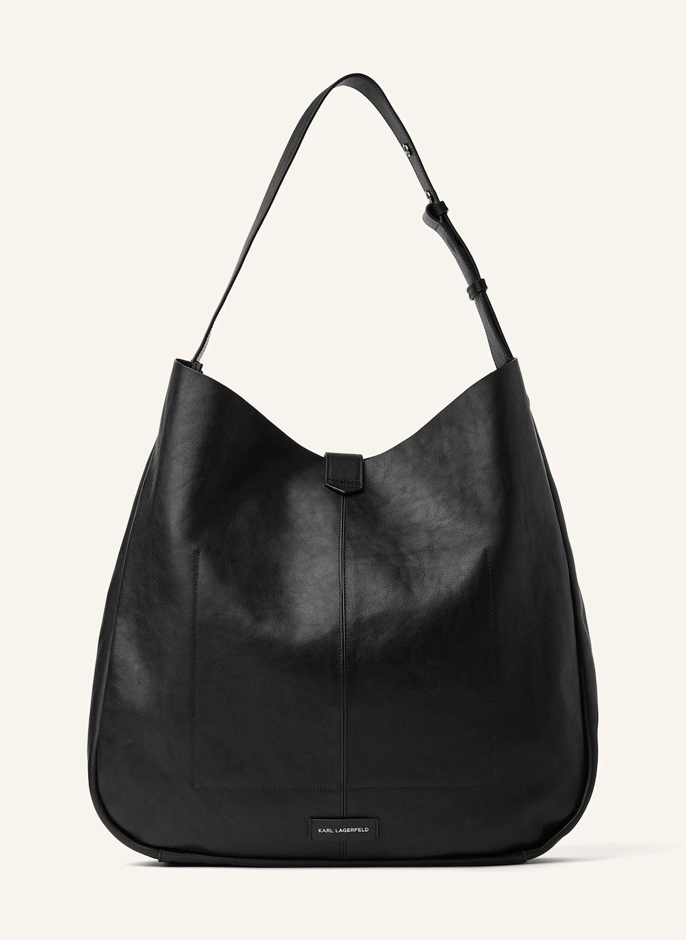 KARL LAGERFELD Hobo-Bag: SCHWARZ