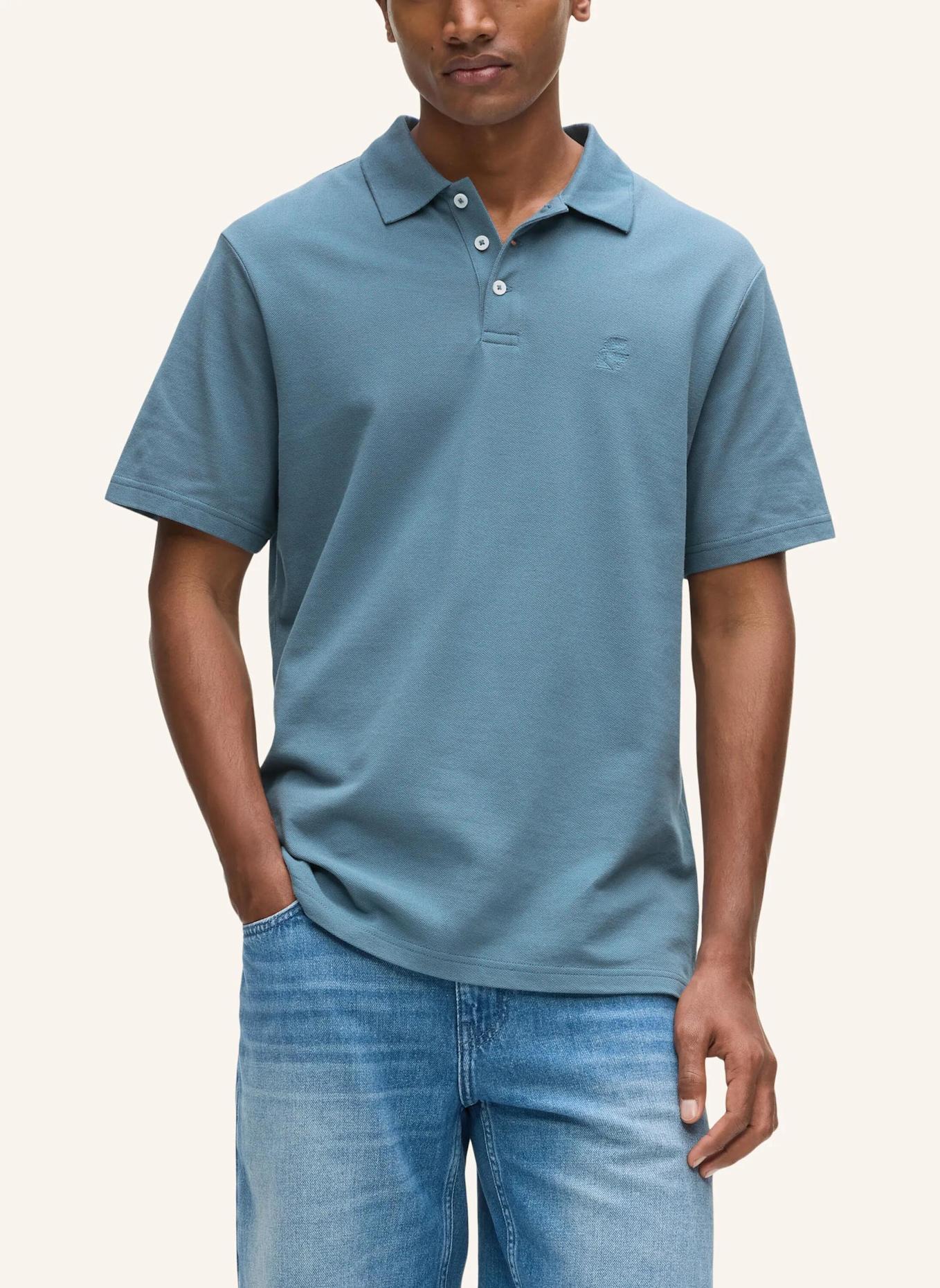 KARL LAGERFELD Poloshirt: BLAU