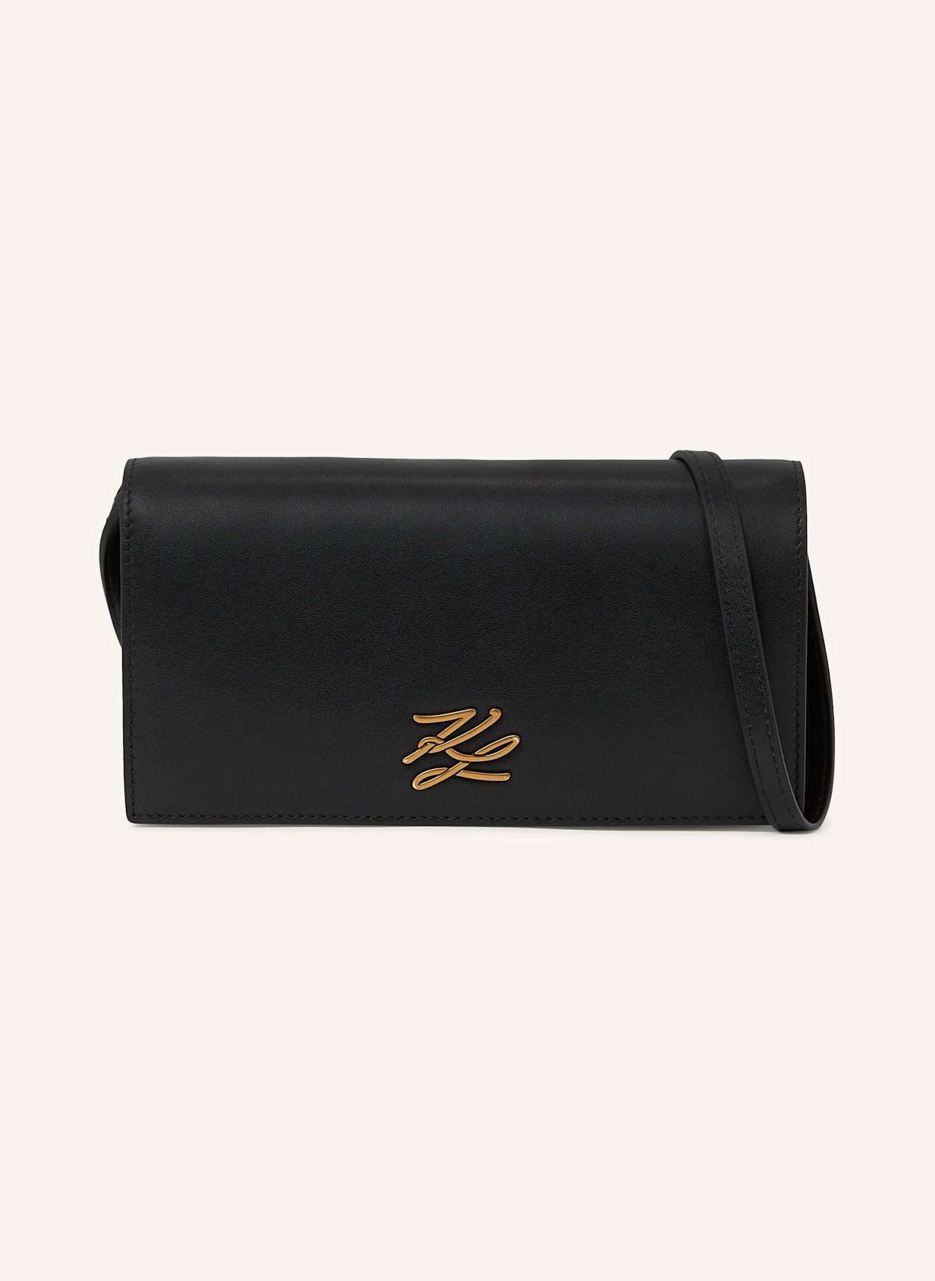 KARL LAGERFELD Mini-Tasche: SCHWARZ/ GOLD