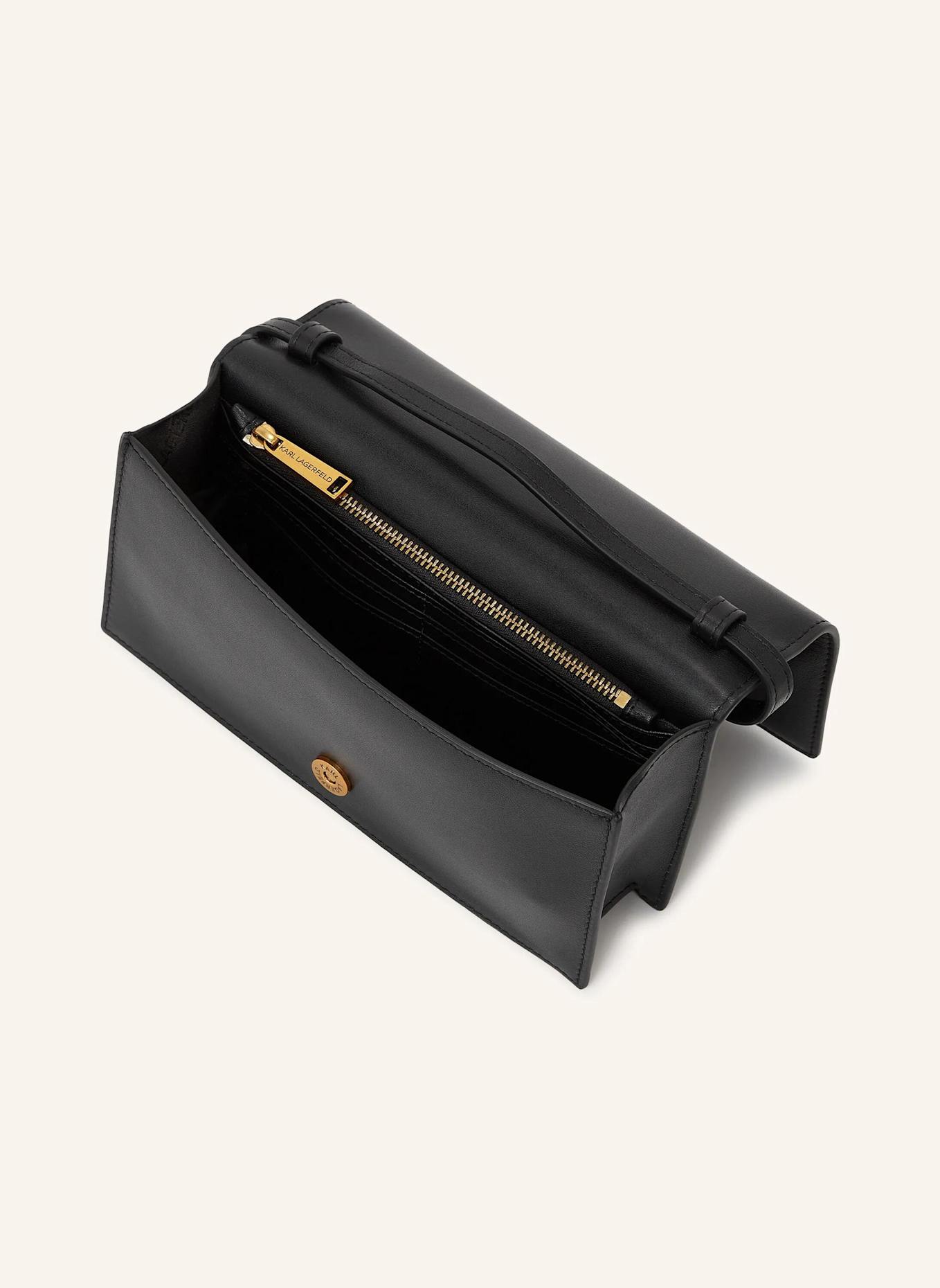 KARL LAGERFELD Mini-Tasche: SCHWARZ/ GOLD