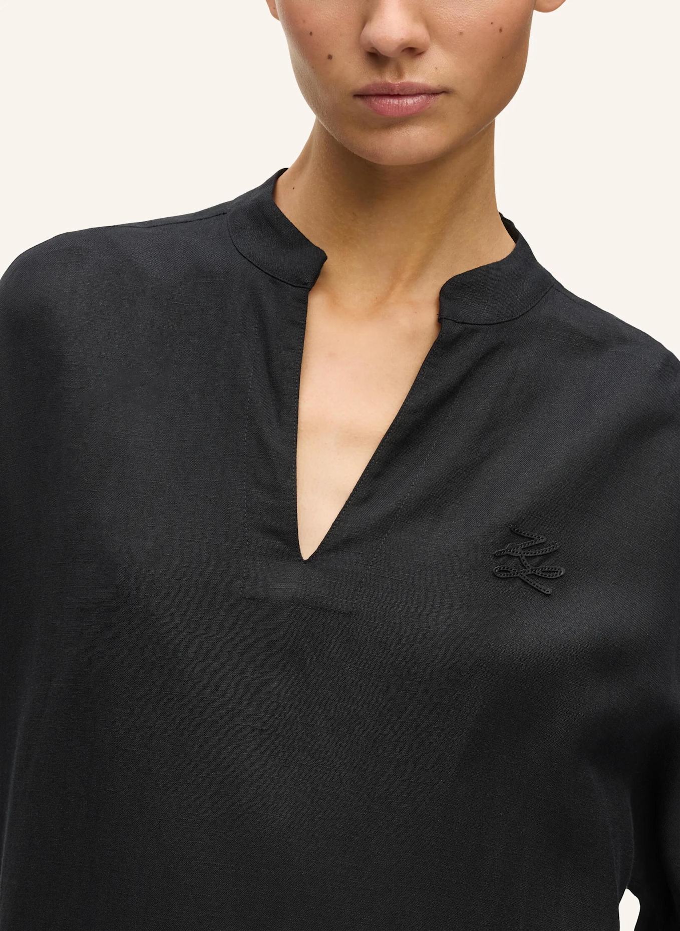 KARL LAGERFELD Kleid: SCHWARZ