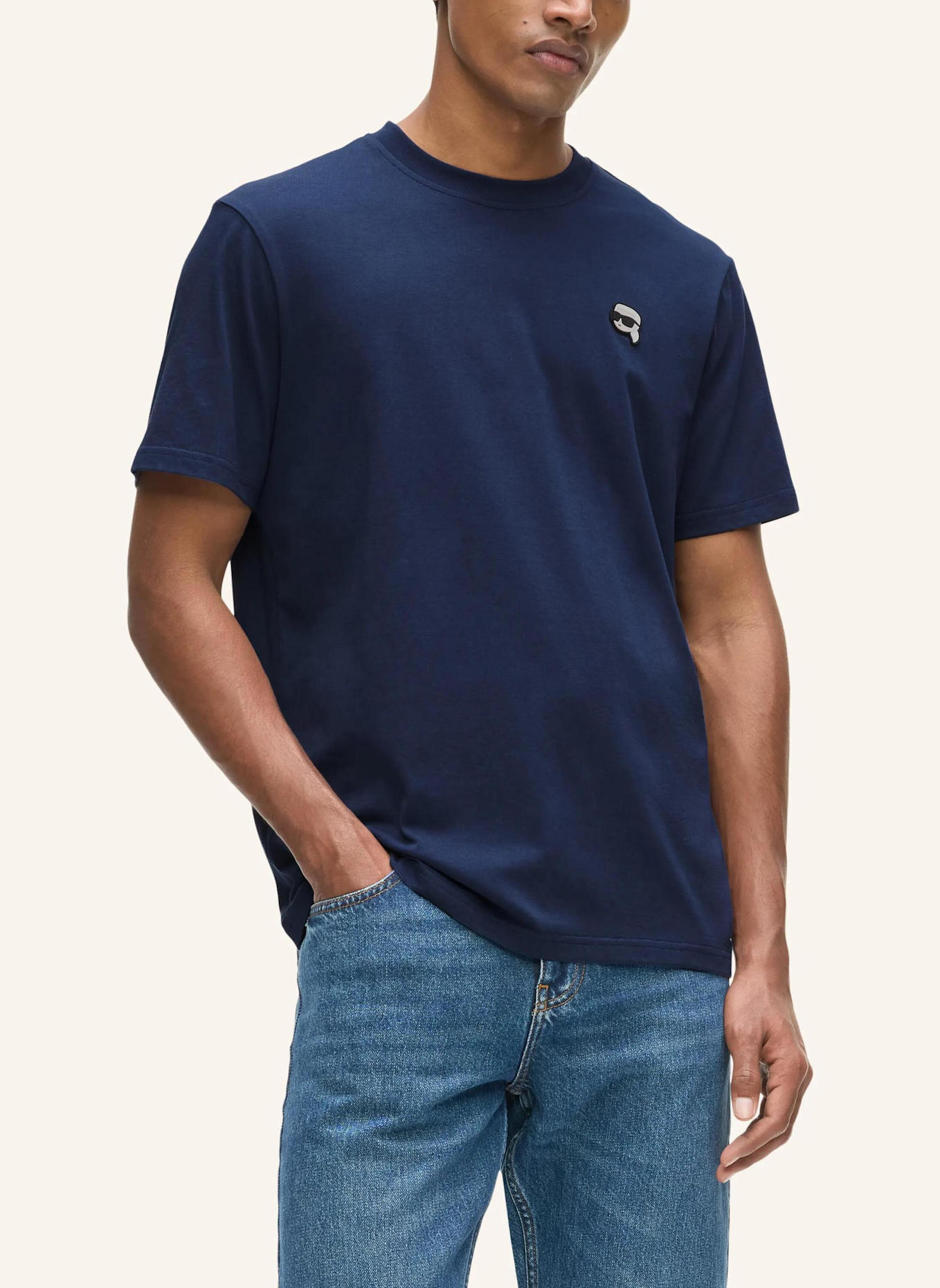KARL LAGERFELD T-shirt: DUNKELBLAU