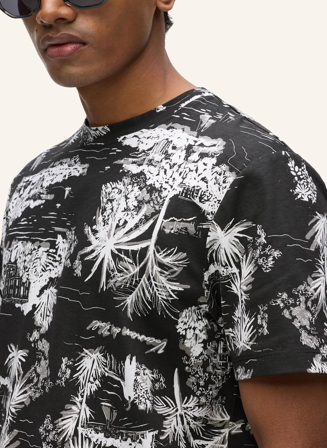 KARL LAGERFELD T-shirt: SCHWARZ