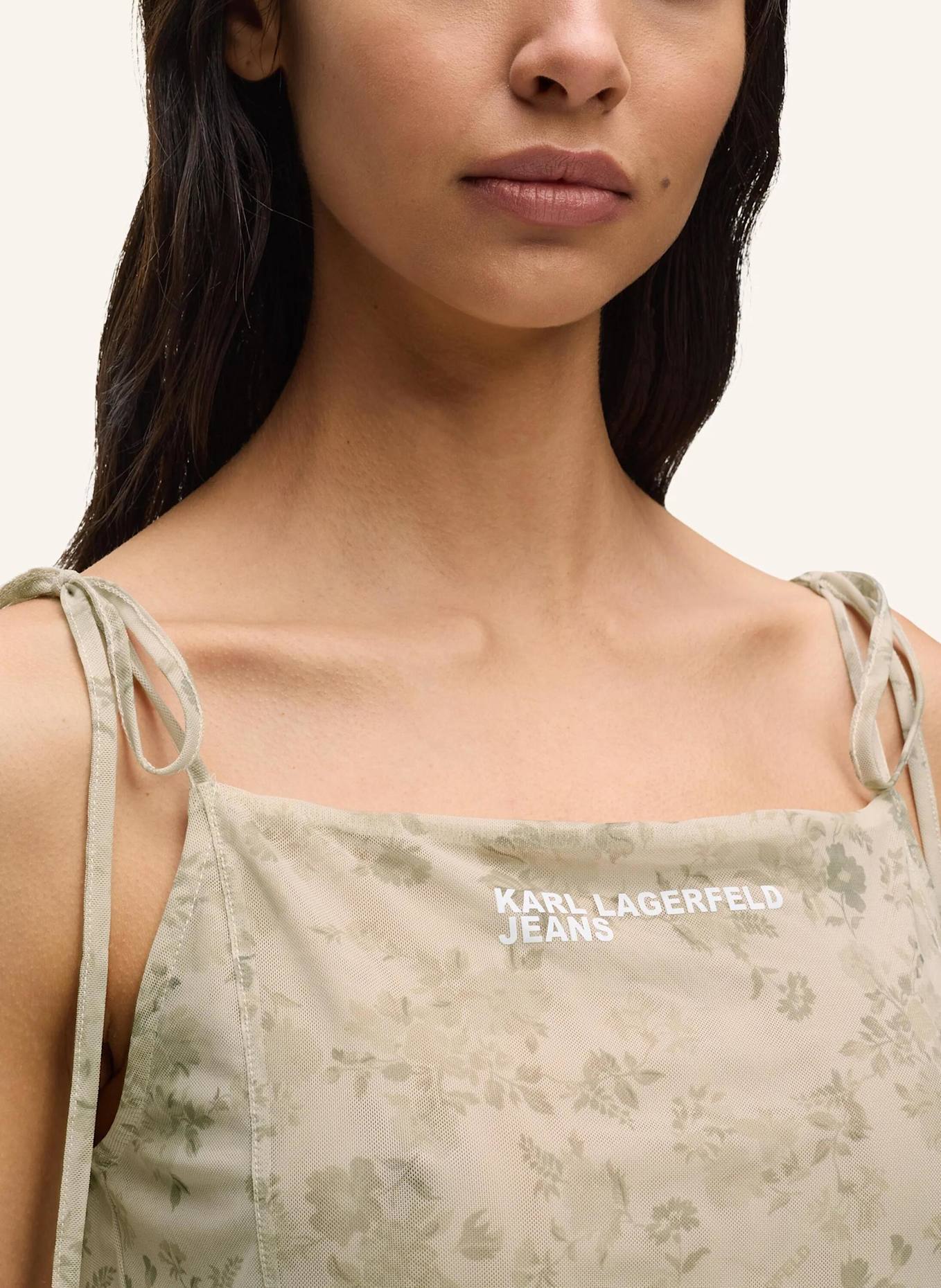 KARL LAGERFELD JEANS Kleid: BEIGE