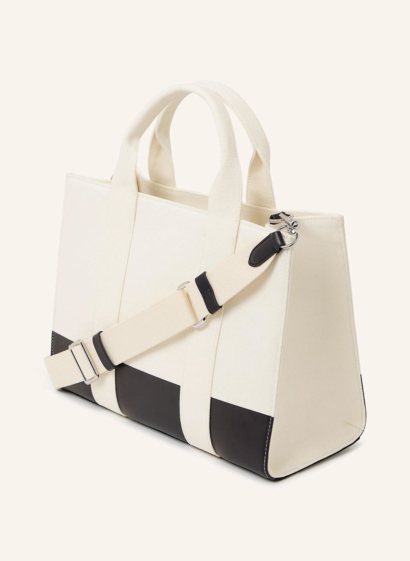 KARL LAGERFELD Shopper: WEISS/ SCHWARZ