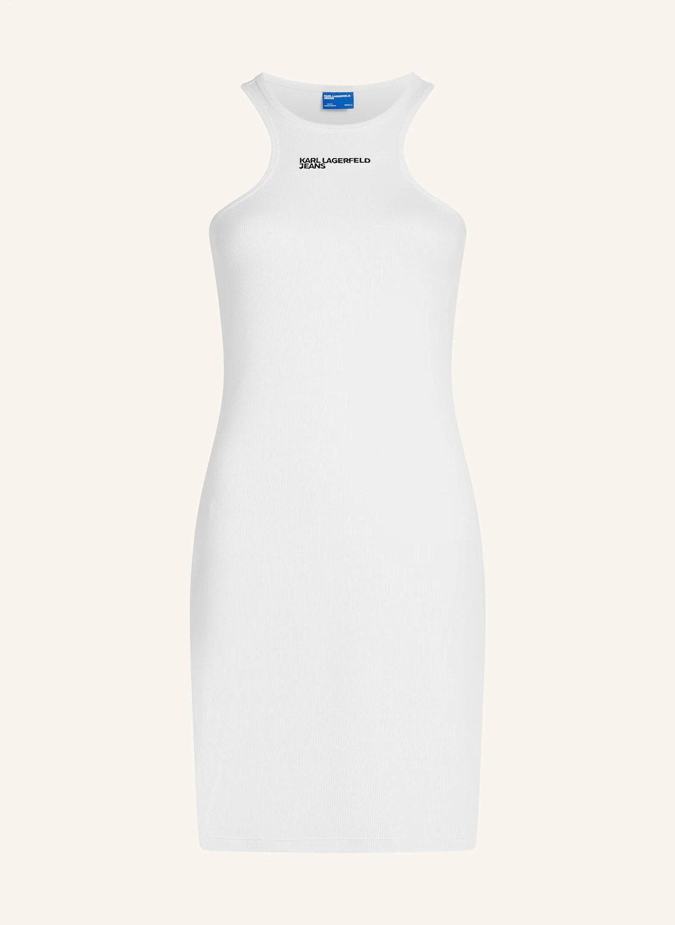KARL LAGERFELD JEANS Kleid: WEISS