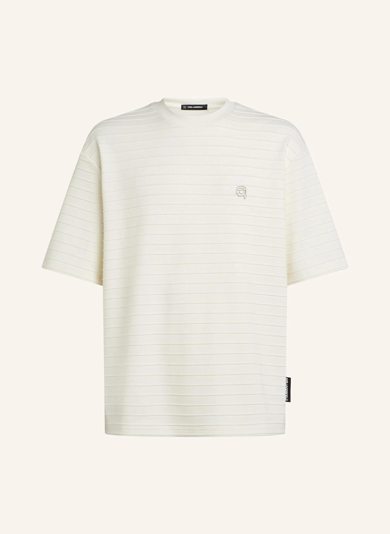 KARL LAGERFELD T-shirt: BEIGE