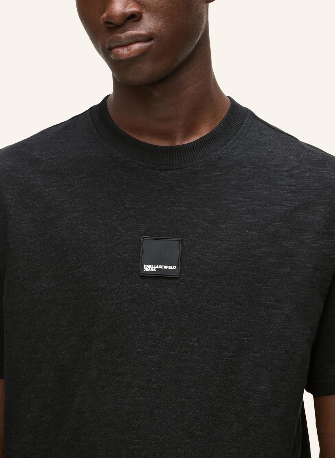 KARL LAGERFELD JEANS T-shirt: SCHWARZ