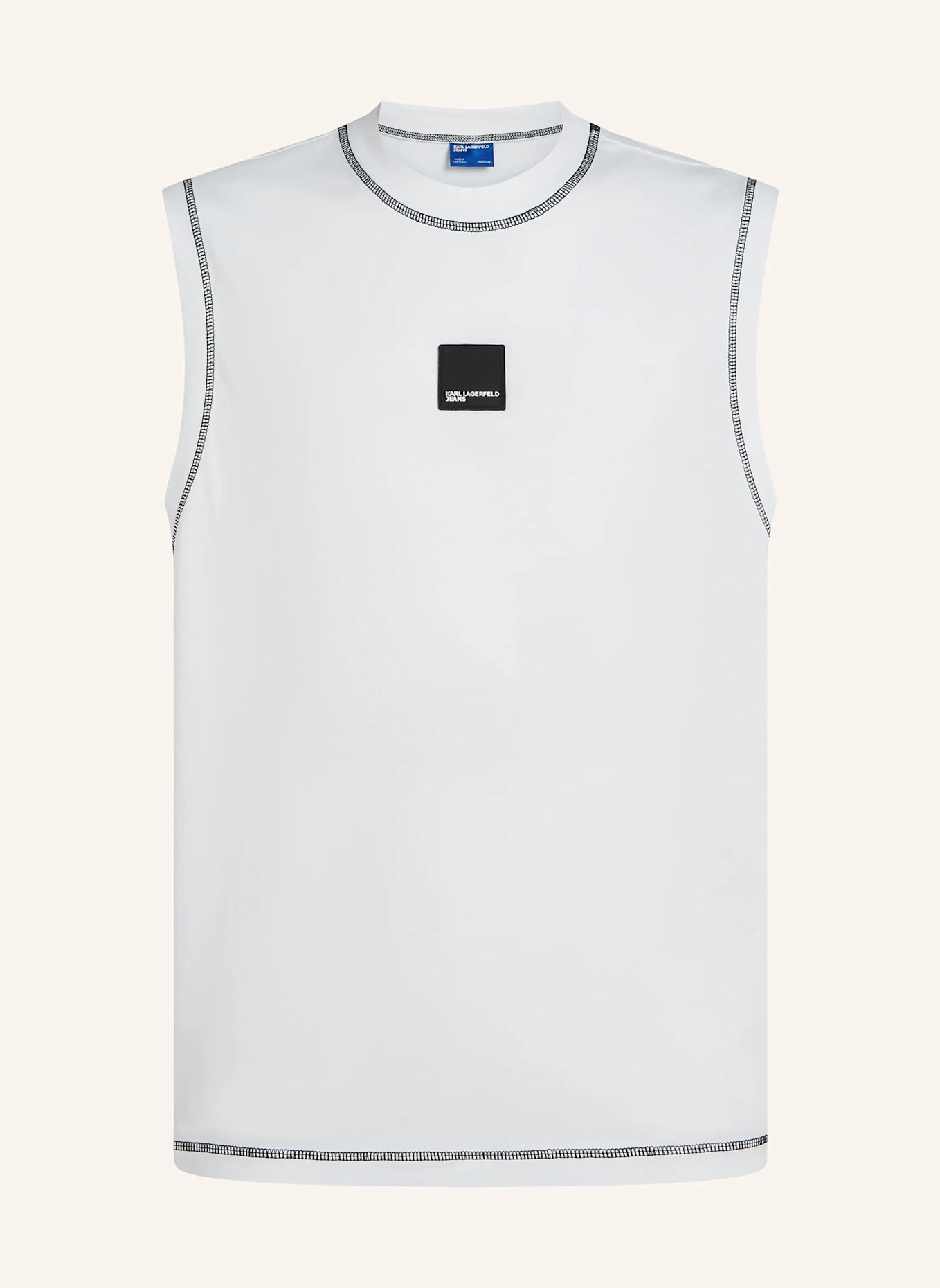 KARL LAGERFELD JEANS Unterhemd: WEISS