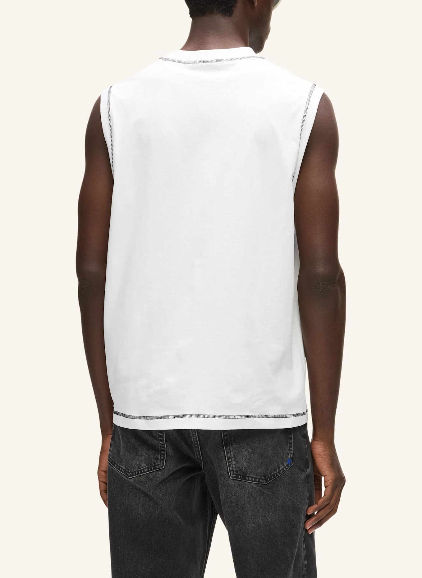 KARL LAGERFELD JEANS Unterhemd: WEISS