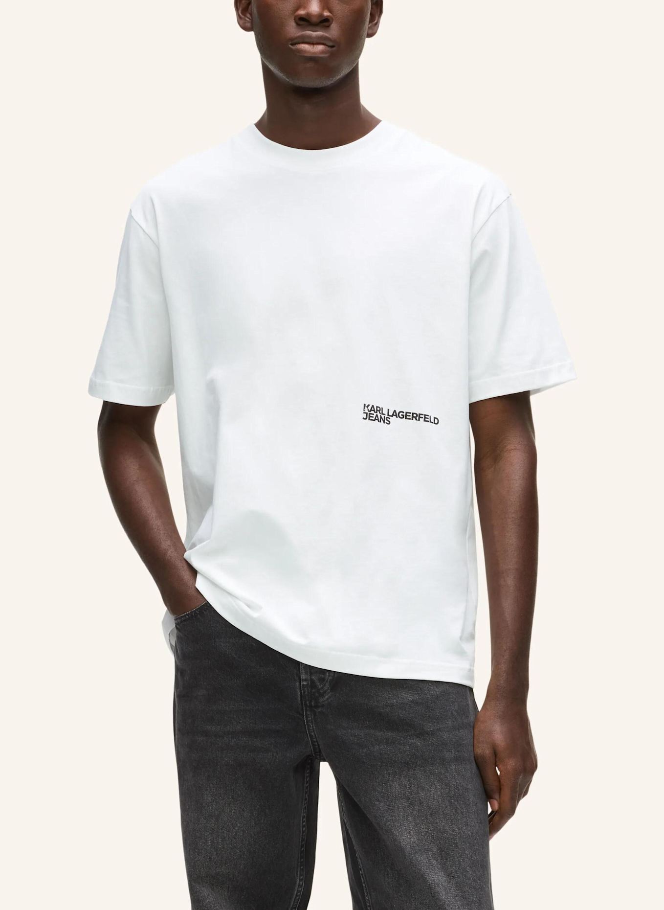 KARL LAGERFELD JEANS T-shirt: WEISS