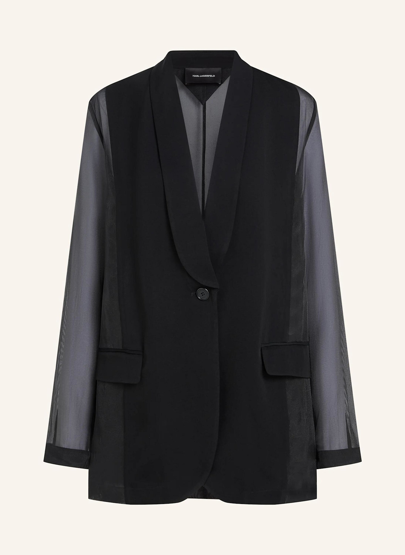 KARL LAGERFELD Jacke: SCHWARZ