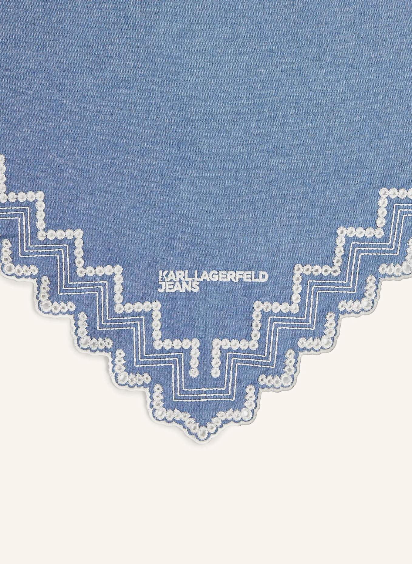 KARL LAGERFELD JEANS Schal: BLAU