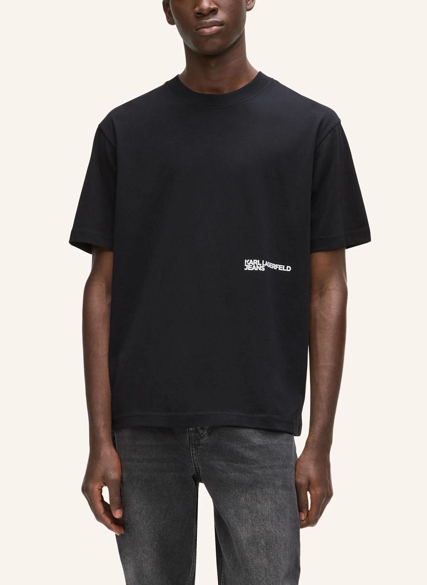 KARL LAGERFELD JEANS T-shirt: SCHWARZ
