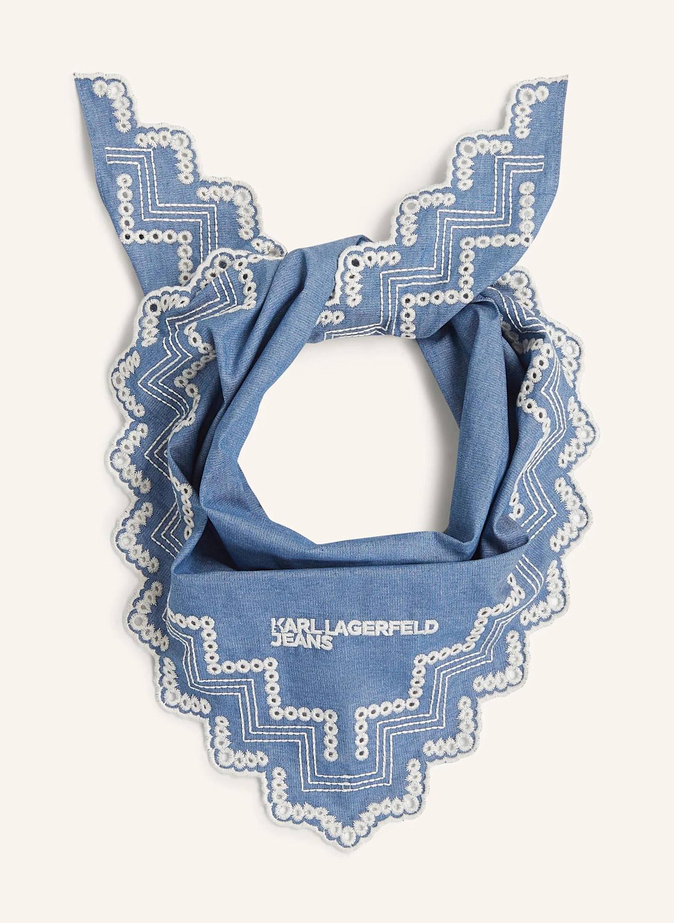 KARL LAGERFELD JEANS Schal: BLAU