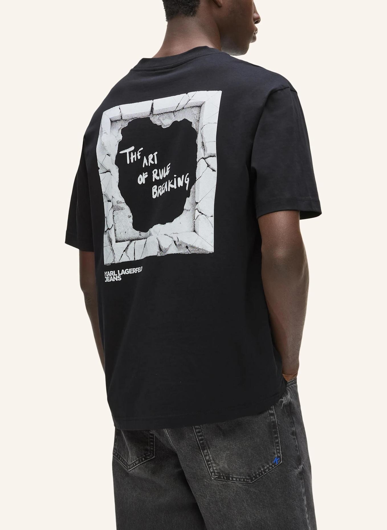KARL LAGERFELD JEANS T-shirt: SCHWARZ