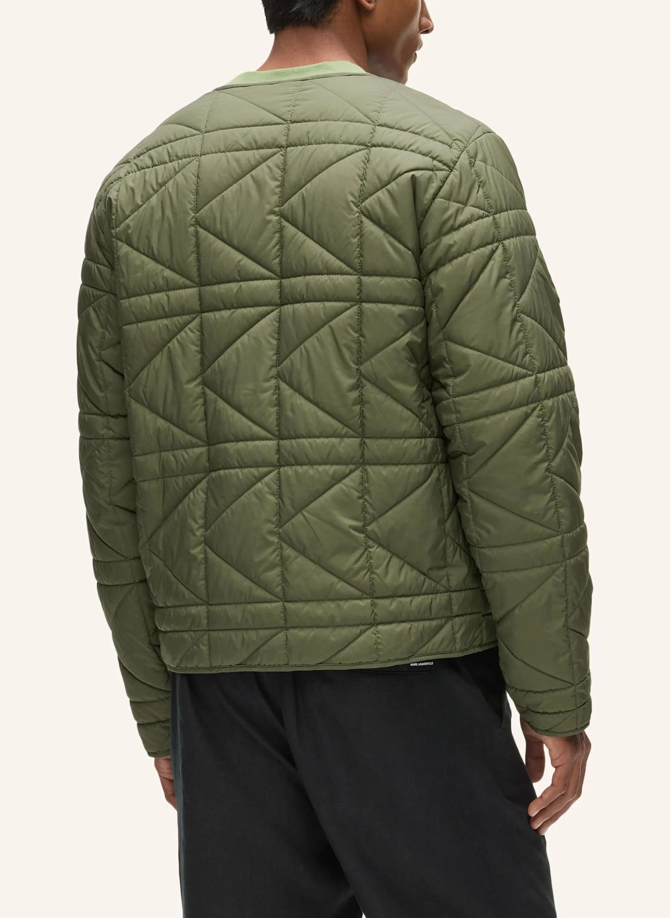 KARL LAGERFELD Jacke: DUNKELGRÜN