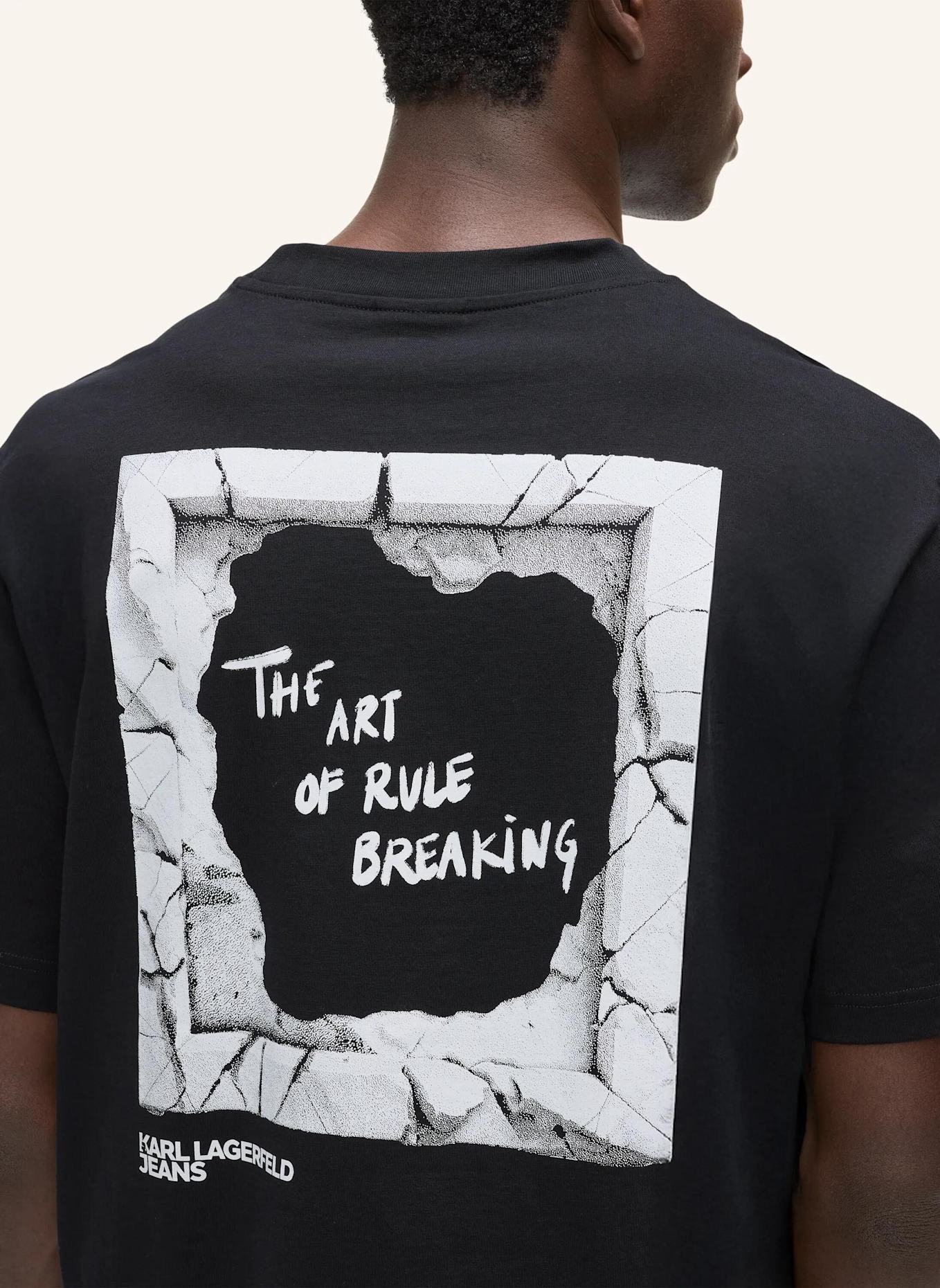 KARL LAGERFELD JEANS T-shirt: SCHWARZ