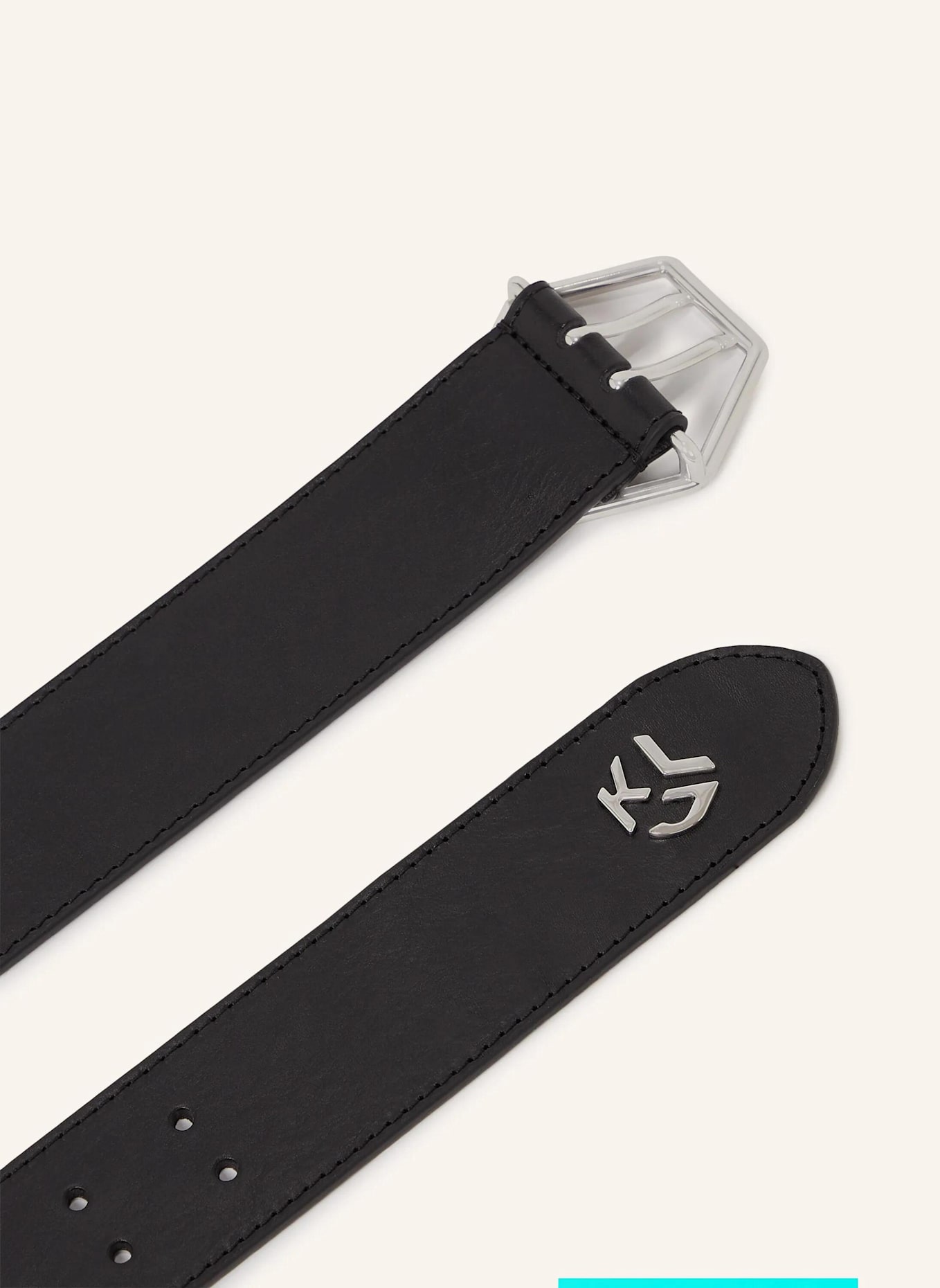 KARL LAGERFELD JEANS Gürtel: SCHWARZ